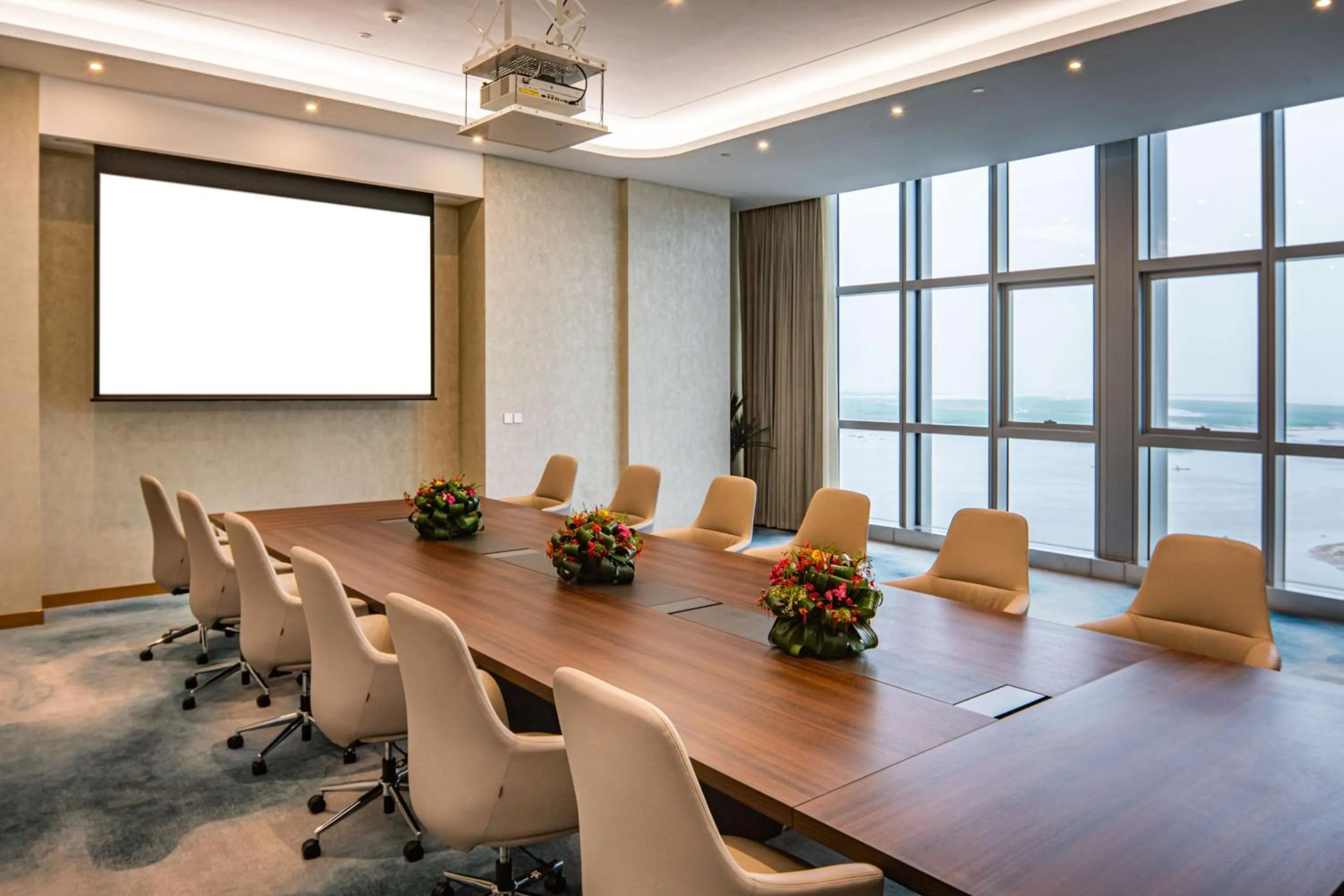 Meeting/conference room in Hilton Brazzaville Les Tours Jumelles Hotel & Residences