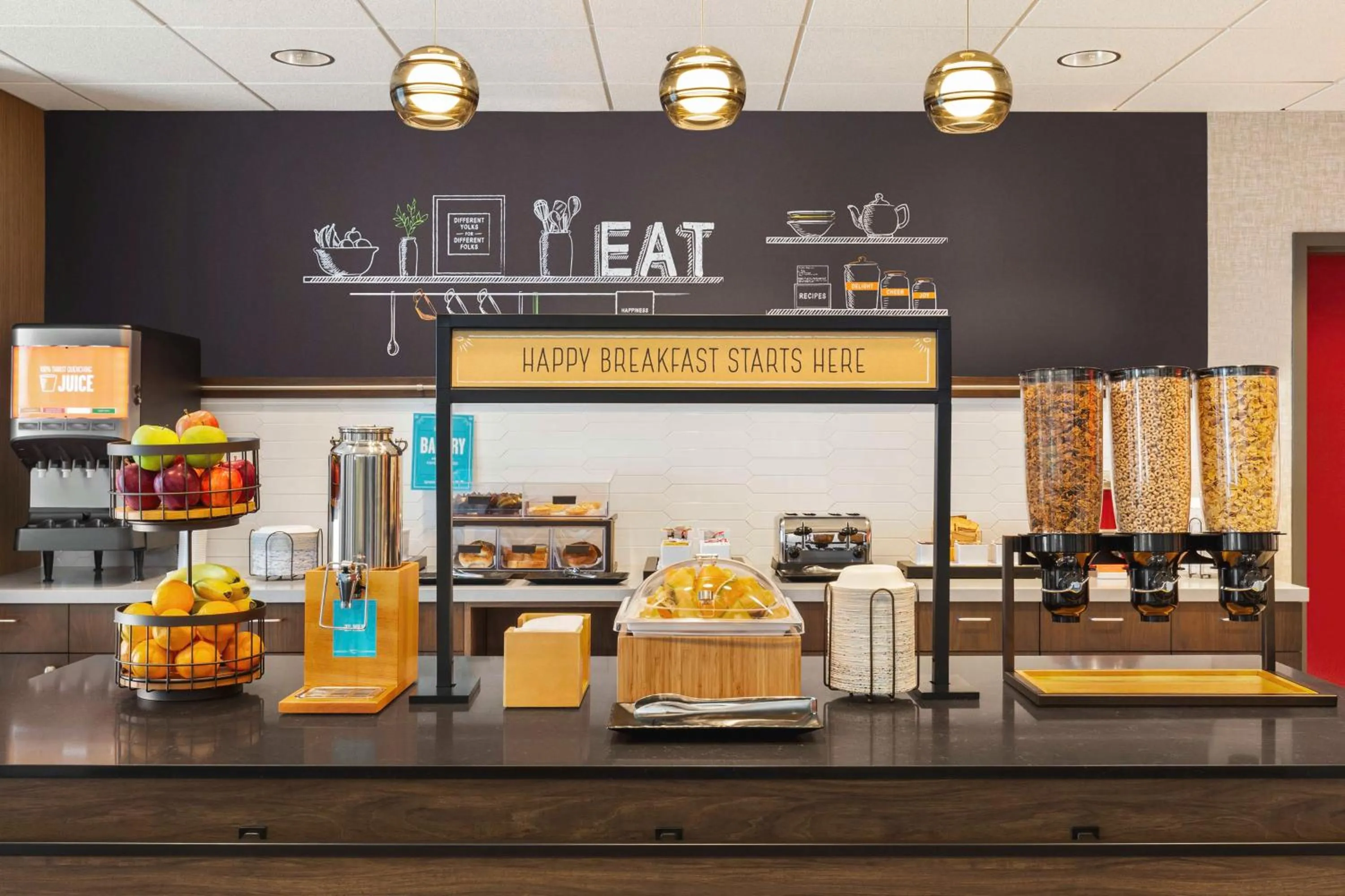 Breakfast in Hampton Inn & Suites Oroville