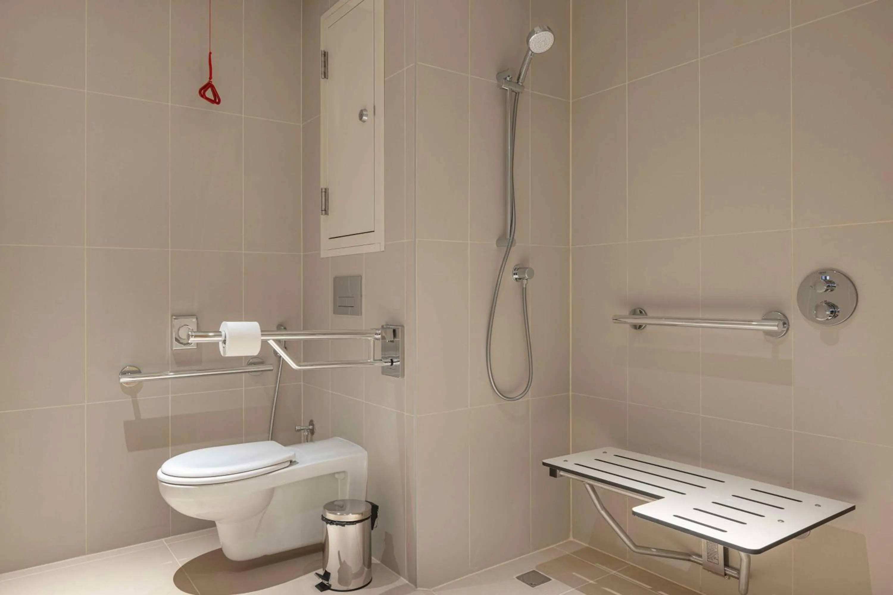 Bathroom in Hampton By Hilton Kuwait Salmiya