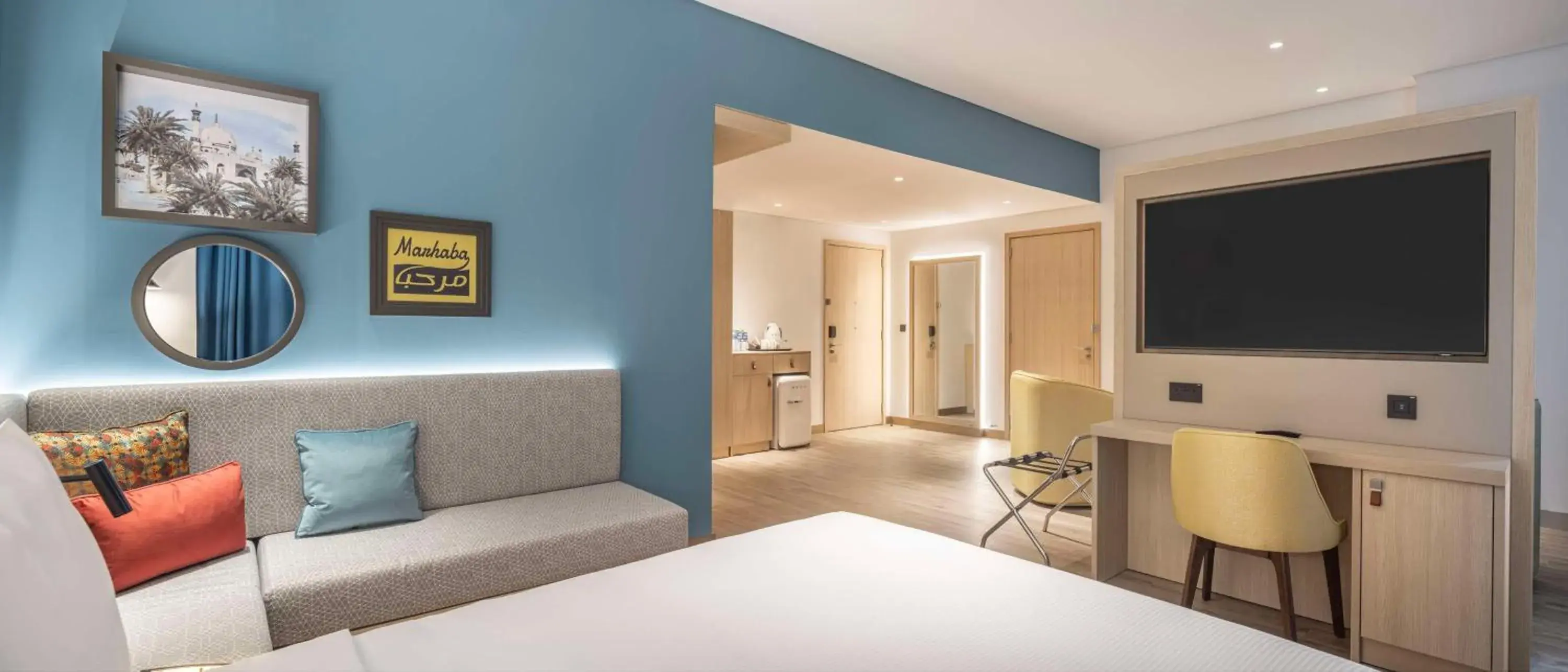 Bedroom, Bed in Hampton By Hilton Kuwait Salmiya Bedroom, Bed in Hampton By Hilton Kuwait Salmiya