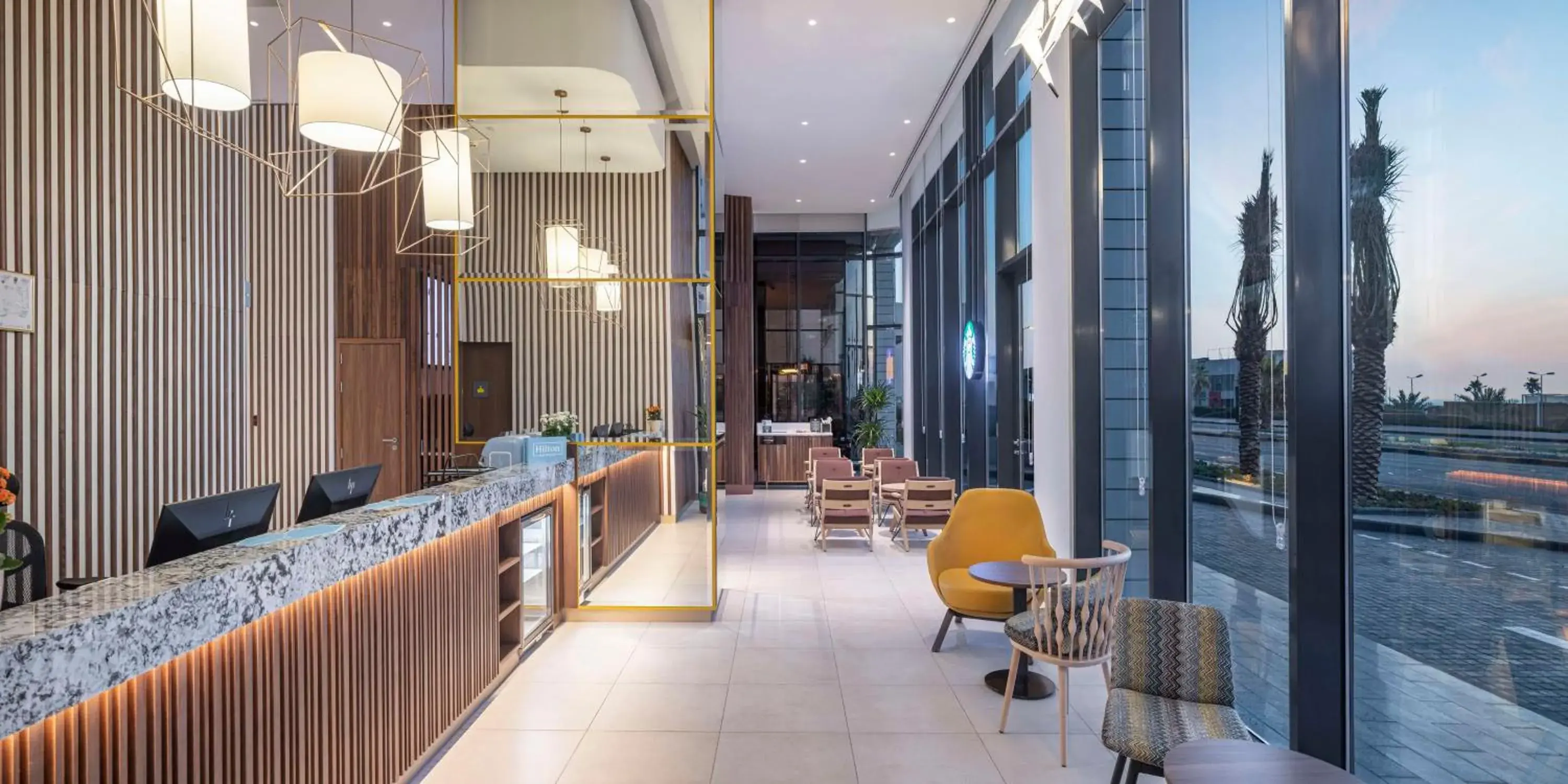 Lobby or reception in Hampton By Hilton Kuwait Salmiya Lobby or reception in Hampton By Hilton Kuwait Salmiya
