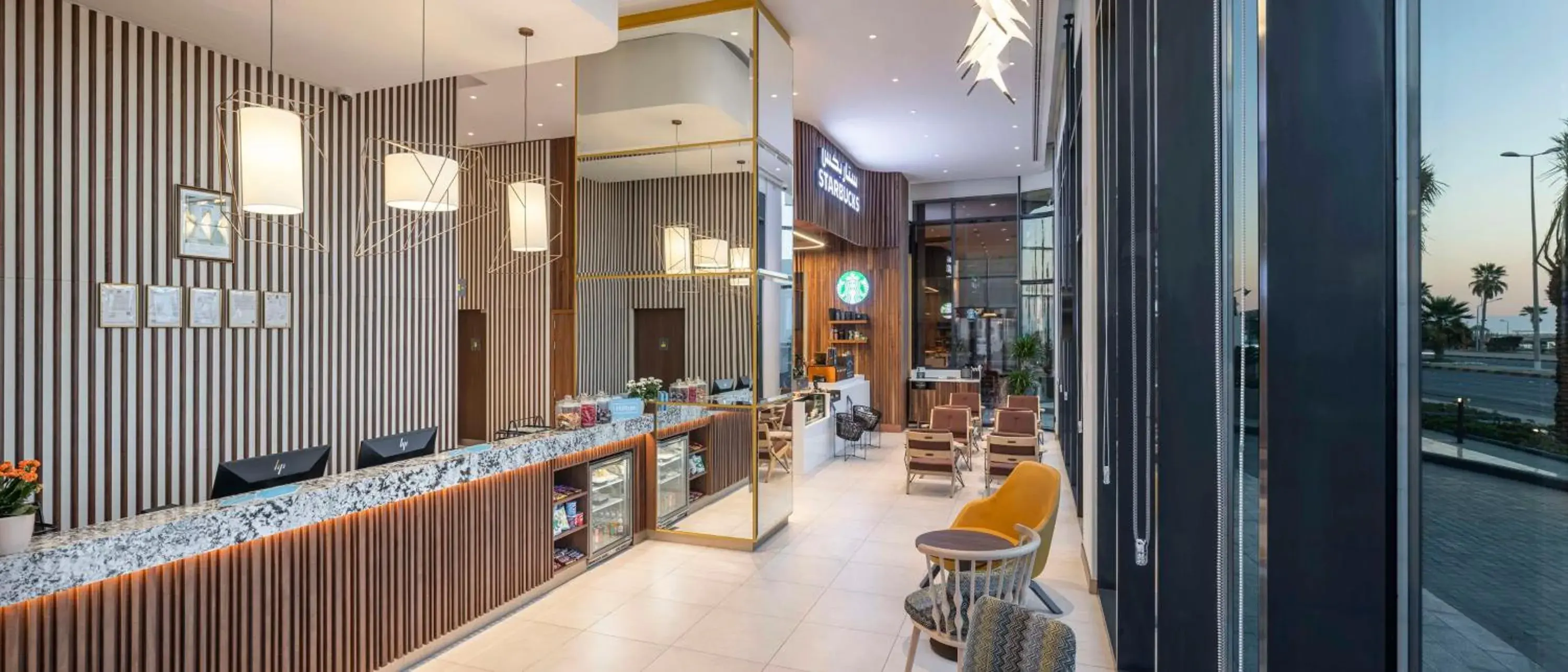 Lobby or reception in Hampton By Hilton Kuwait Salmiya Lobby or reception in Hampton By Hilton Kuwait Salmiya