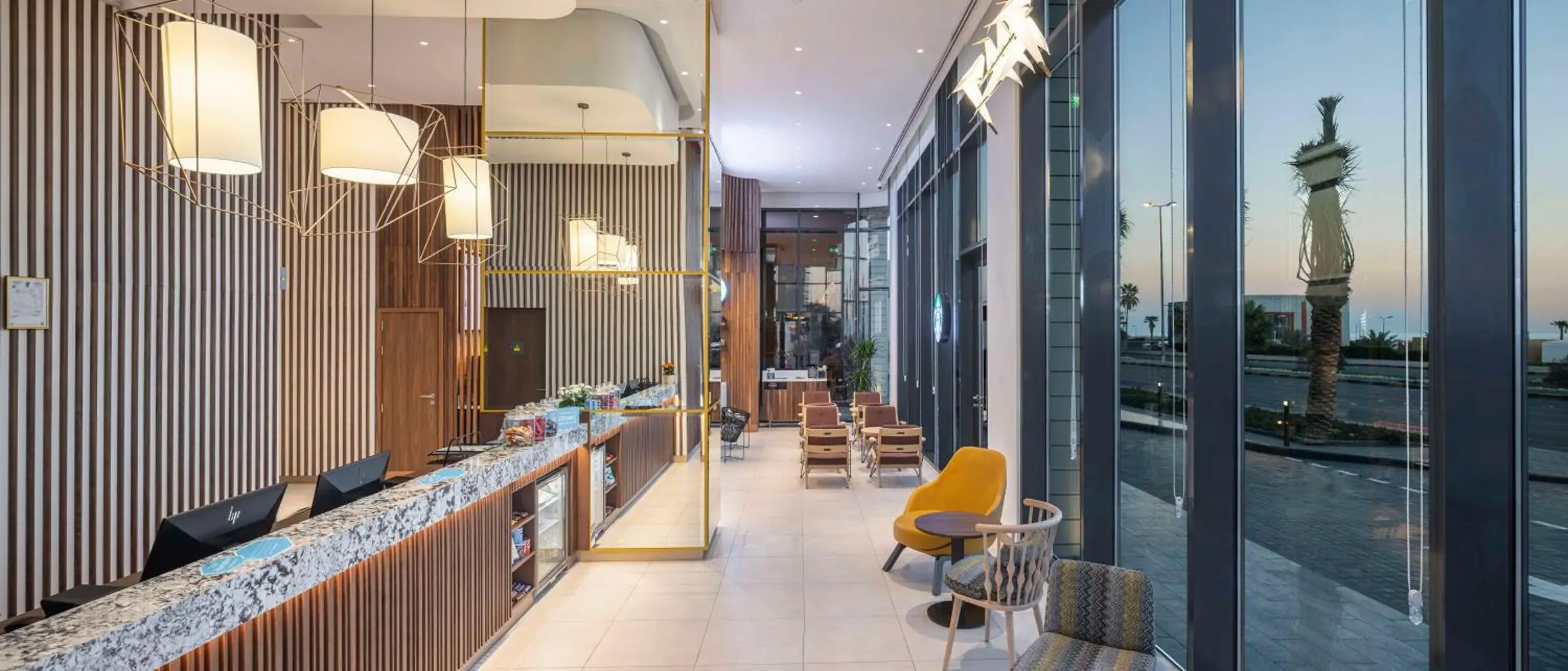 Lobby or reception in Hampton By Hilton Kuwait Salmiya Lobby or reception in Hampton By Hilton Kuwait Salmiya