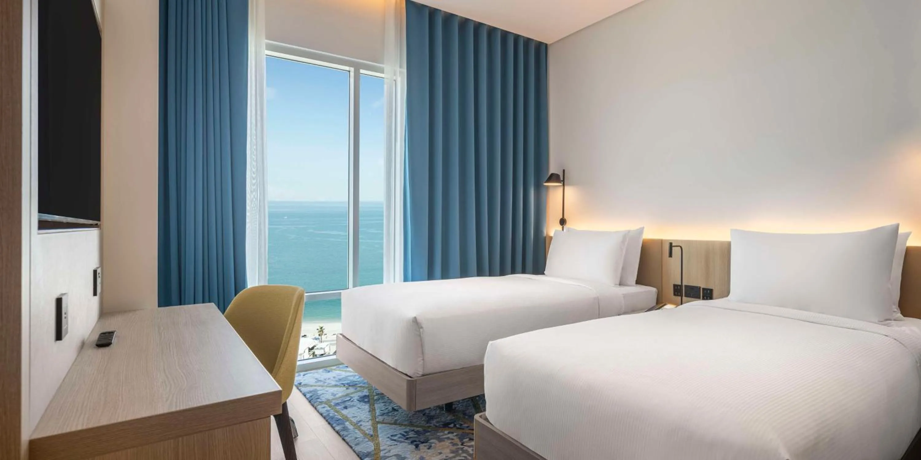 Bedroom, Bed in Hampton By Hilton Kuwait Salmiya