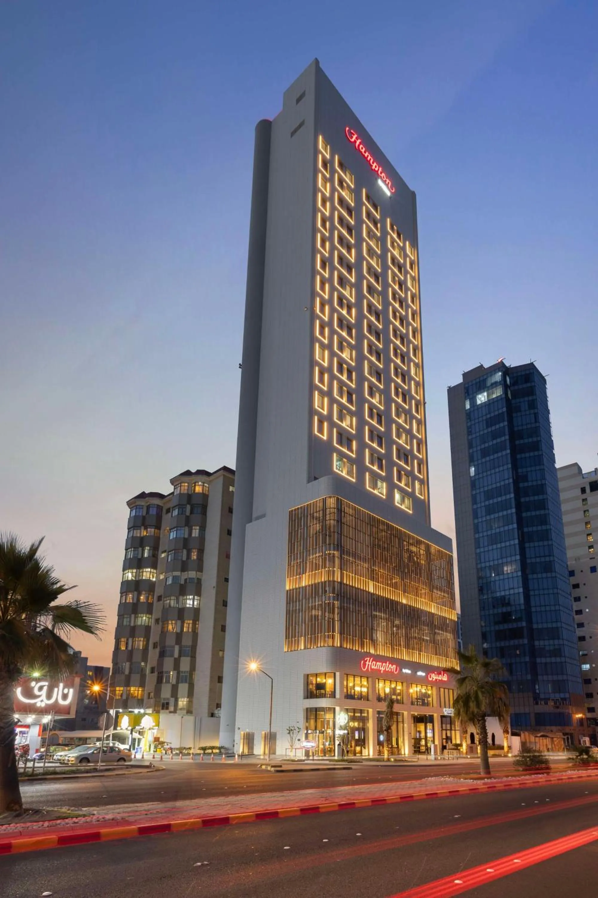Property building in Hampton By Hilton Kuwait Salmiya