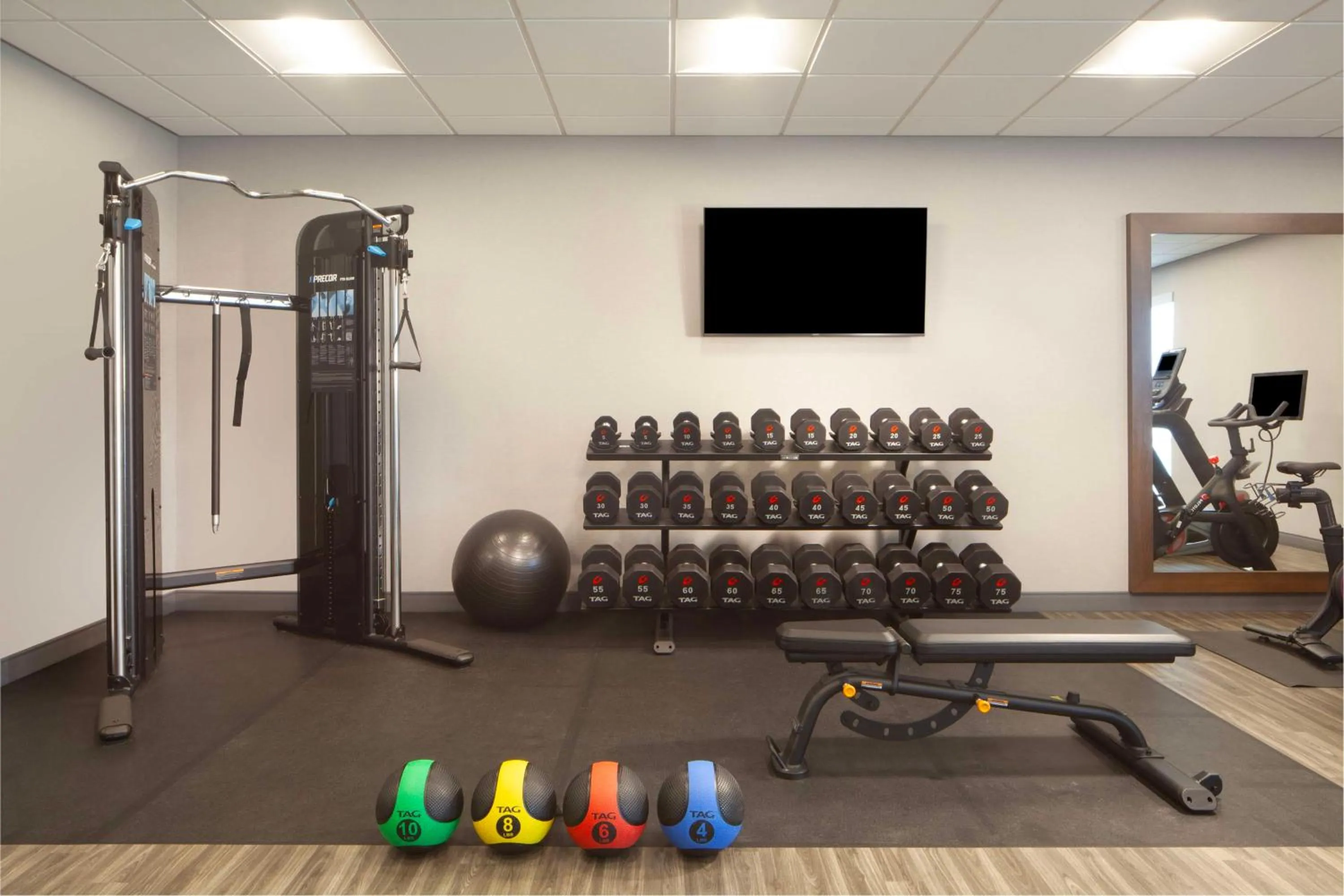 Fitness centre/facilities in Hampton Inn Ogallala