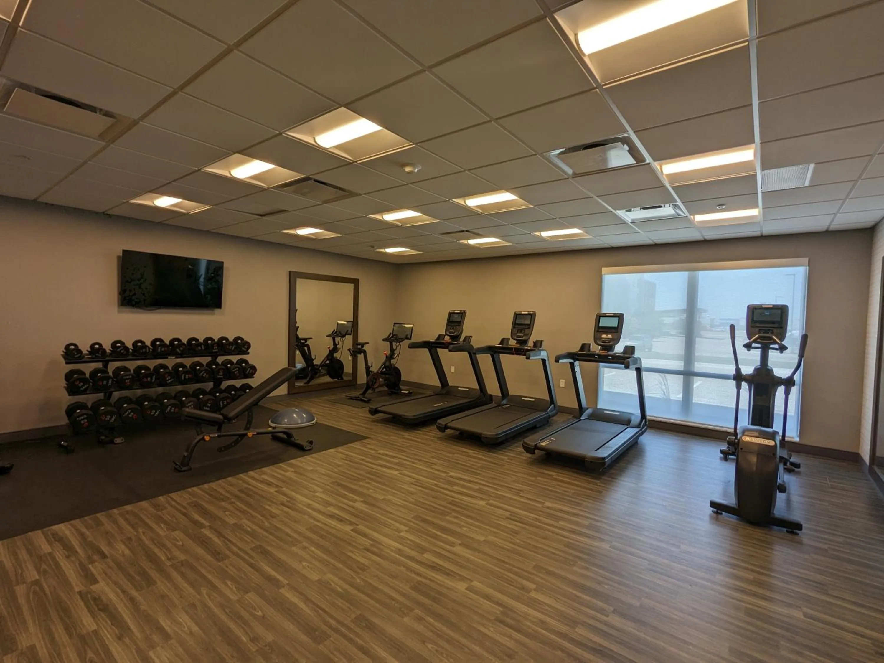Fitness centre/facilities in Hampton Inn Ogallala