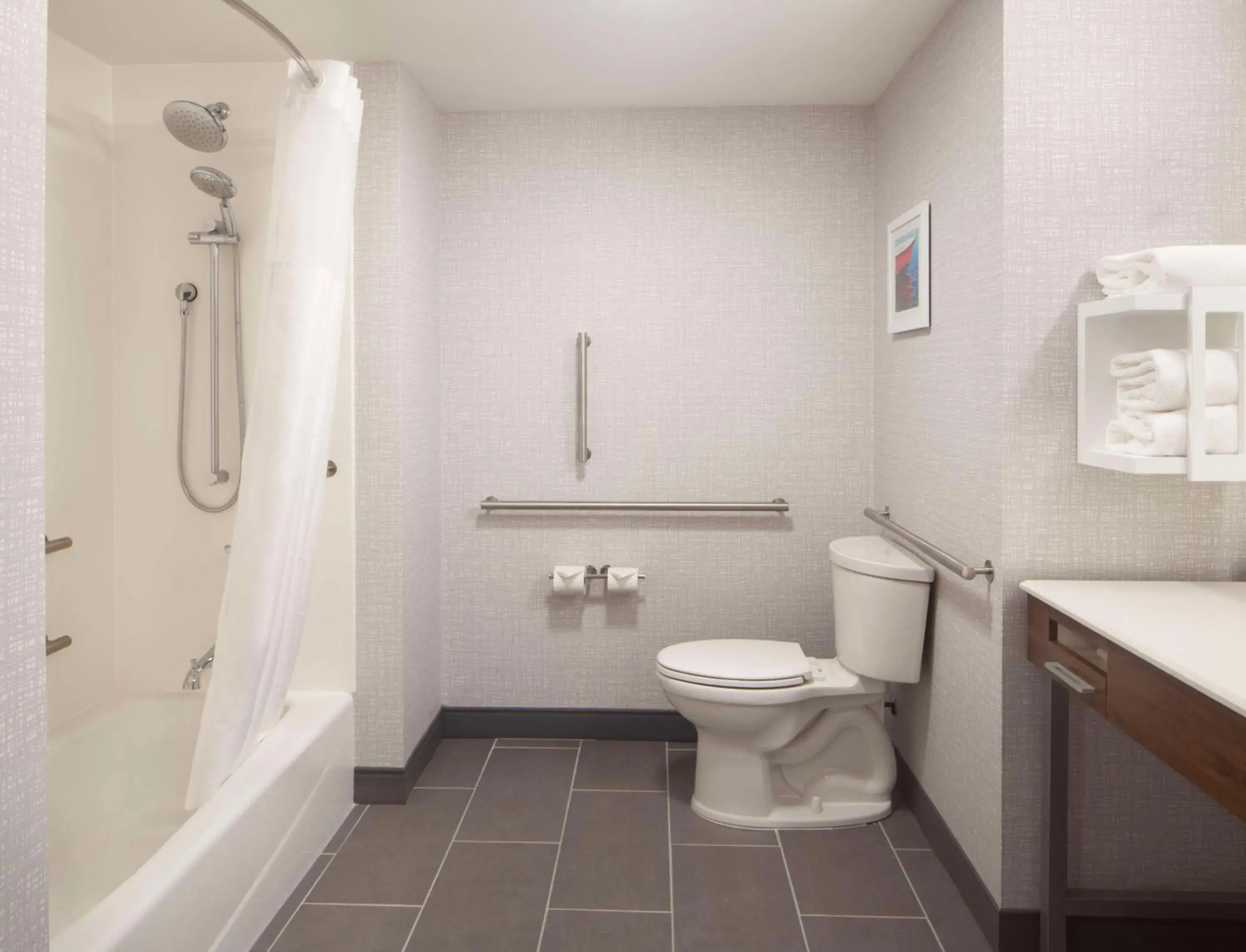 Bathroom in Hampton Inn Ogallala Bathroom in Hampton Inn Ogallala