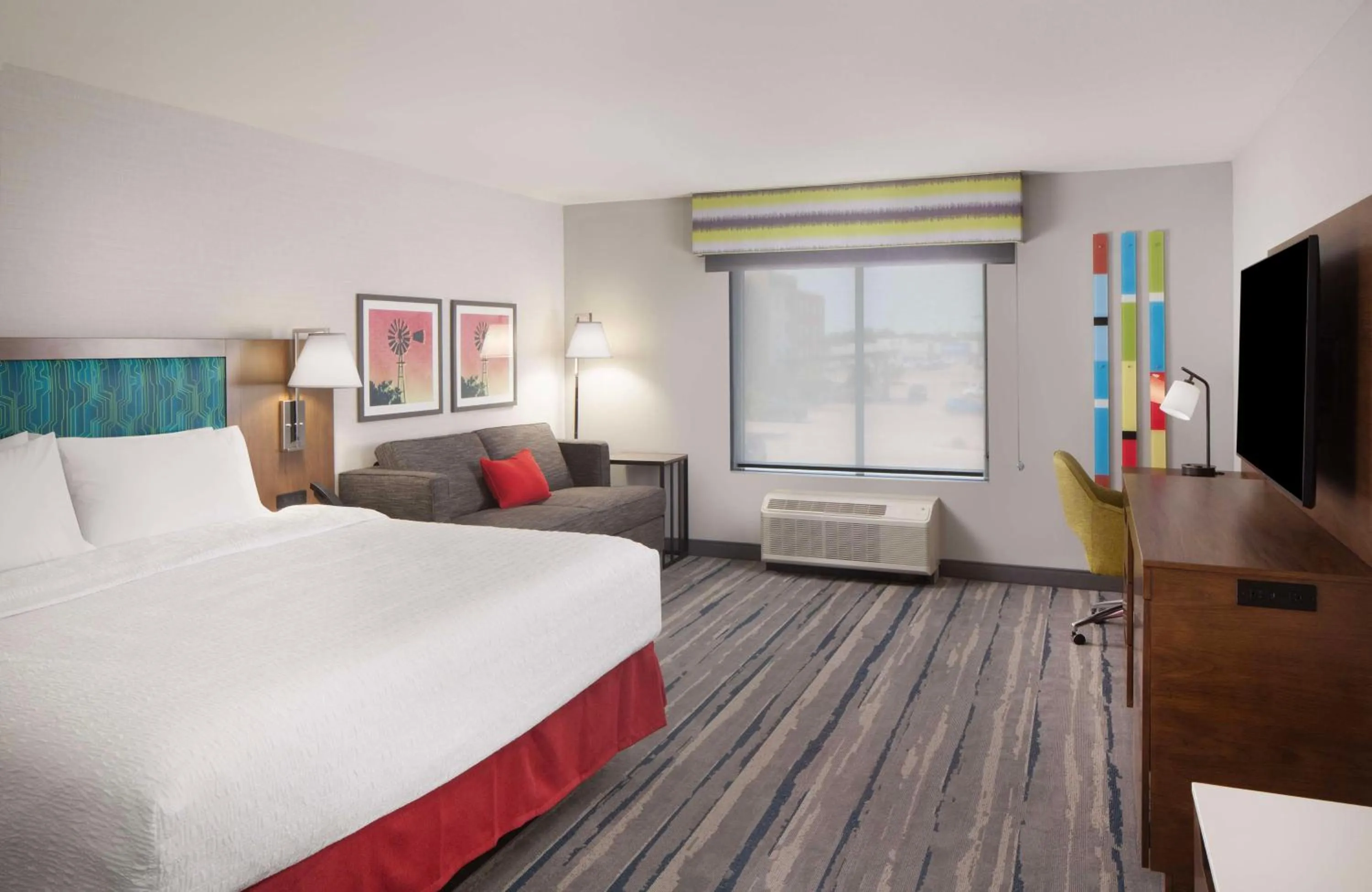 Living room, Bed in Hampton Inn Ogallala