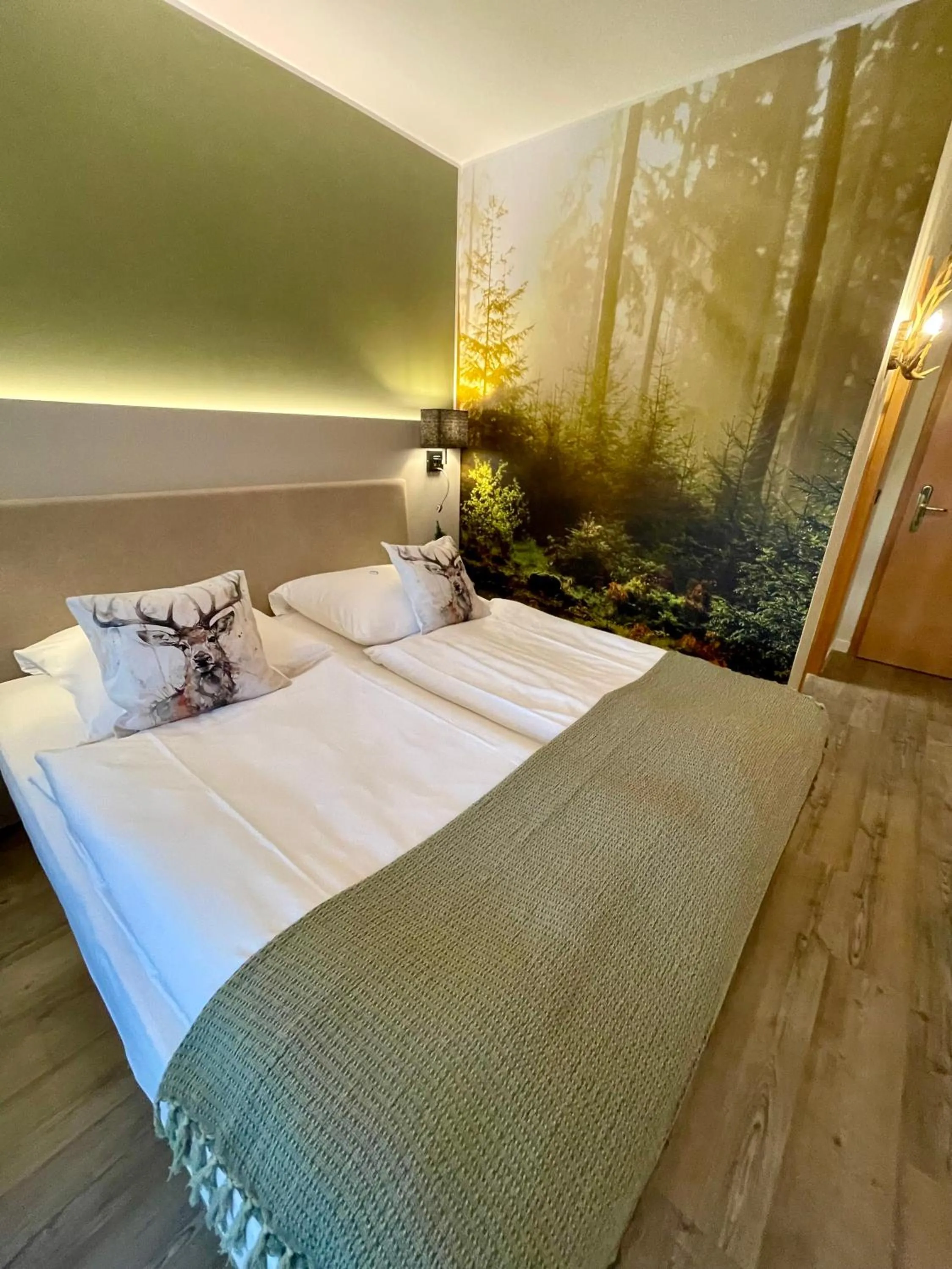 Photo of the whole room, Bed in Hotel & Restaurant Bergfried