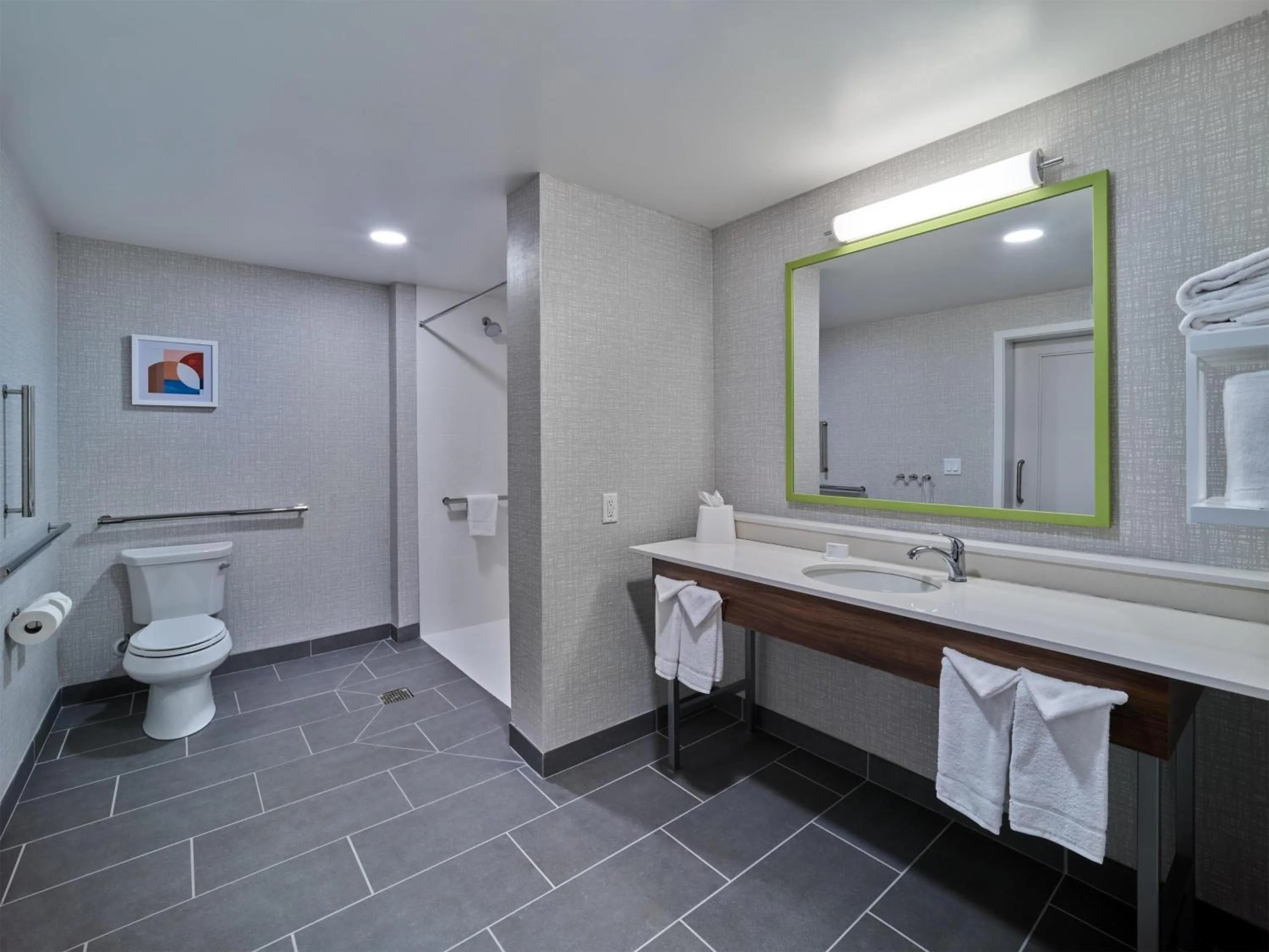 Bathroom in Hampton Inn & Suites Omaha Un Medical Center Area