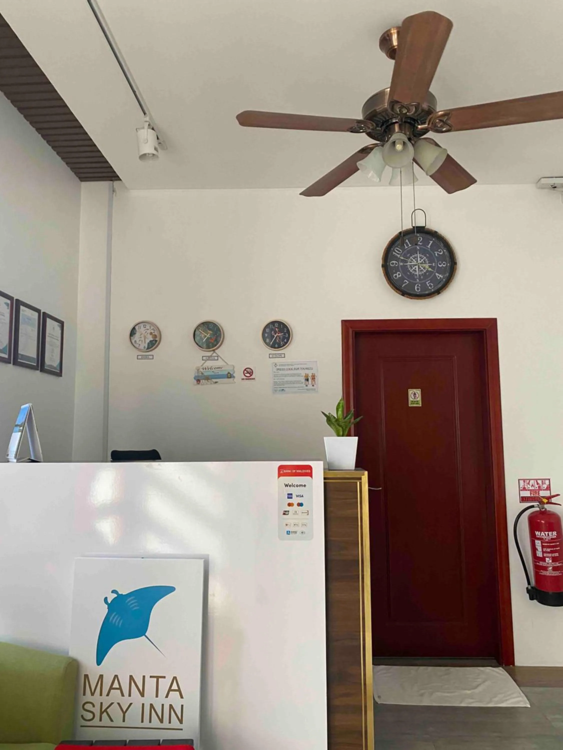 Lobby or reception in Manta Sky Inn