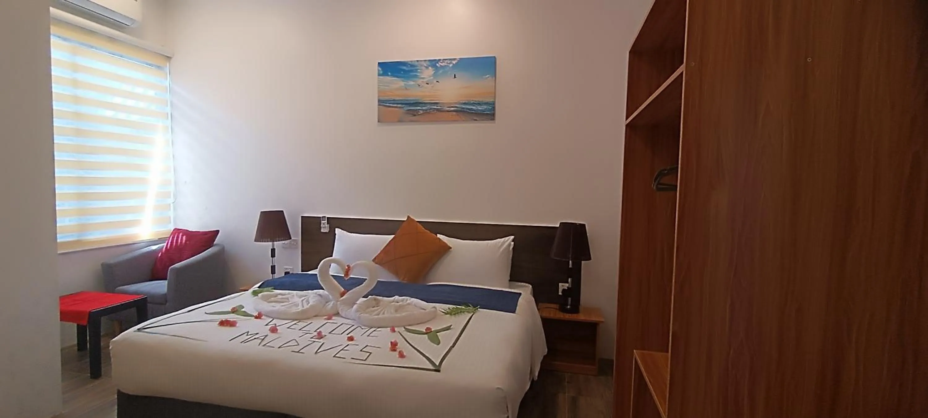 Bedroom, Bed in Manta Sky Inn