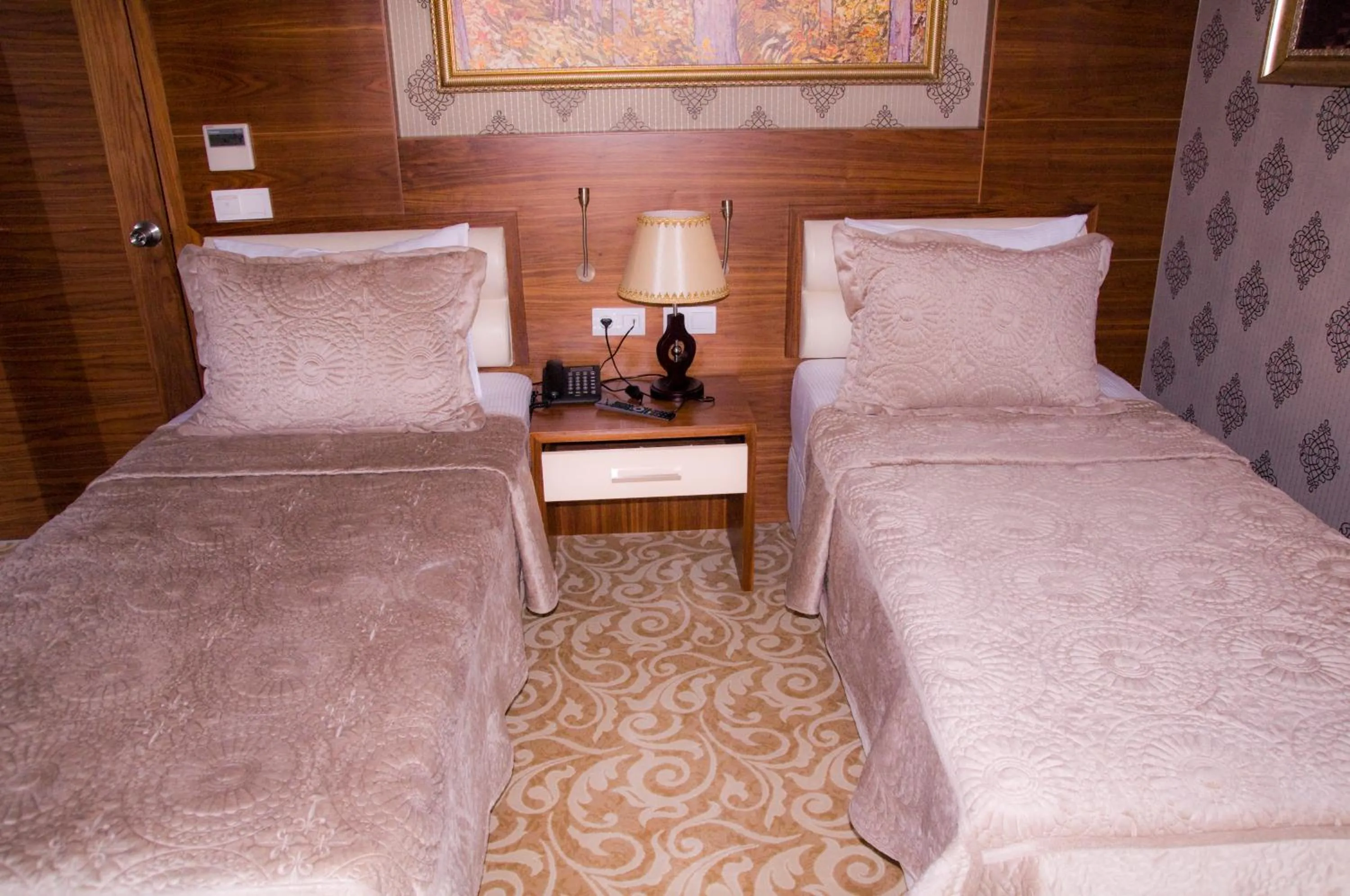 Decorative detail, Bed in Kerimbey Hotel