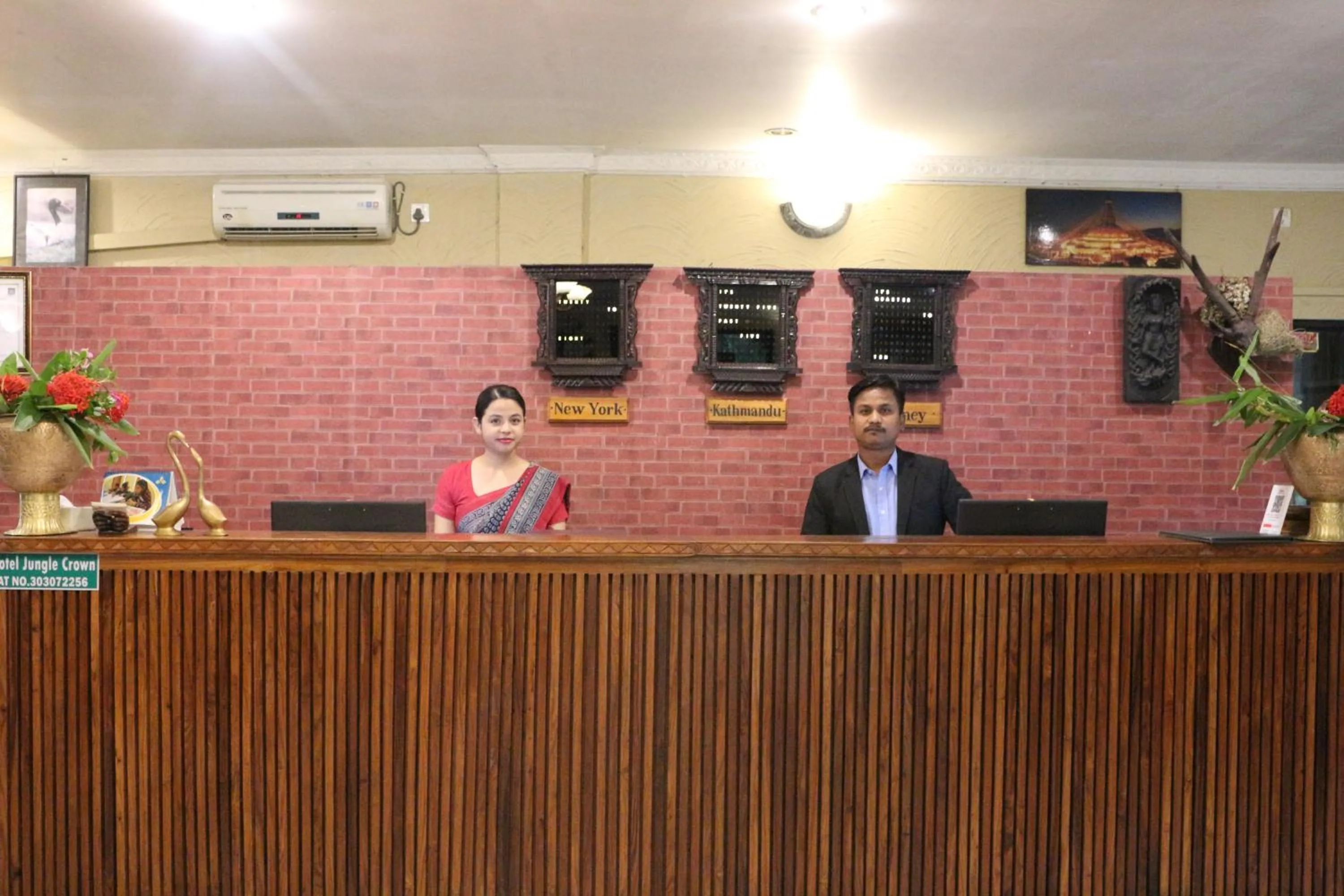 Staff in Hotel Jungle Crown