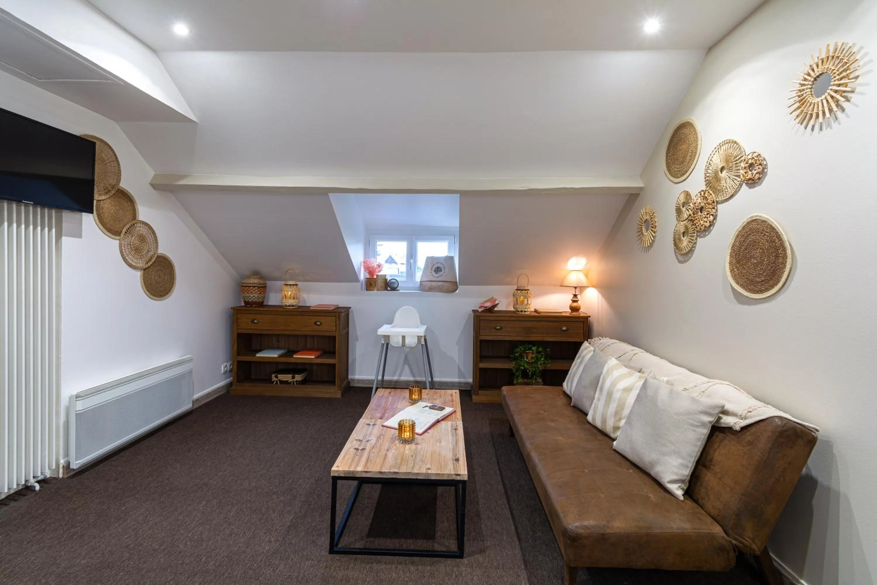 Seating area in Hôtel De La Plage