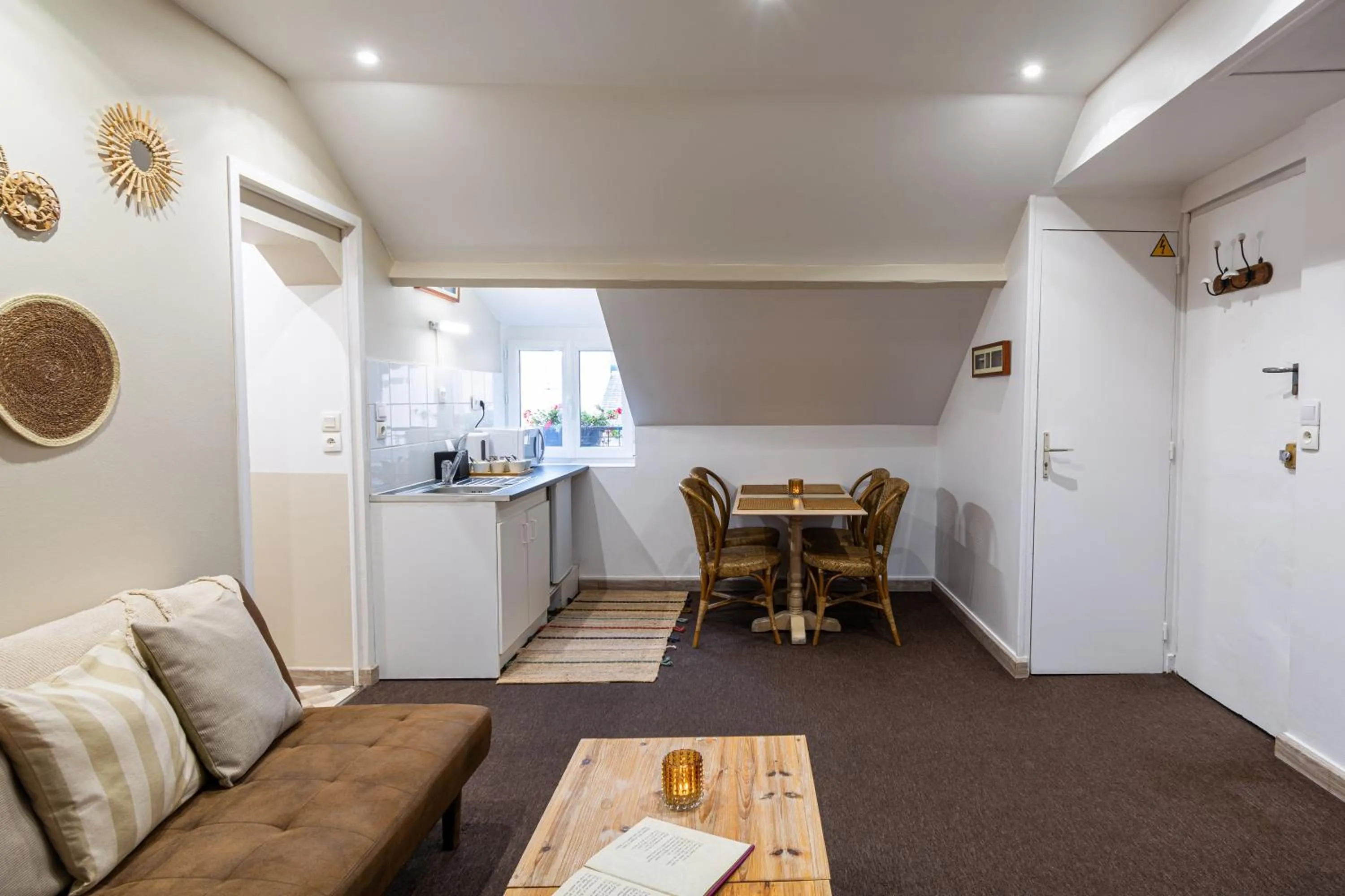 Seating area in Hôtel De La Plage