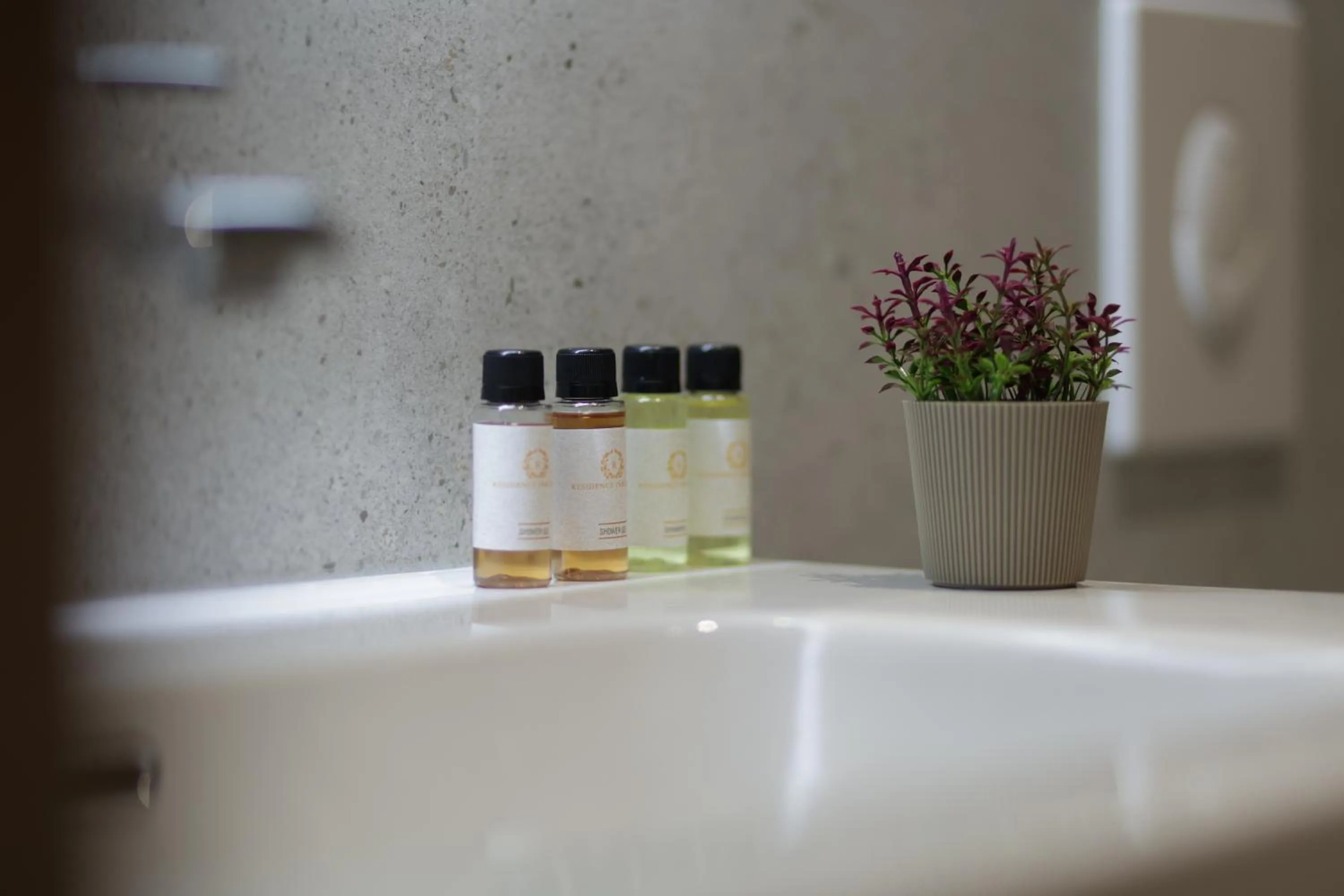 Shower in Residence Inn Hotel