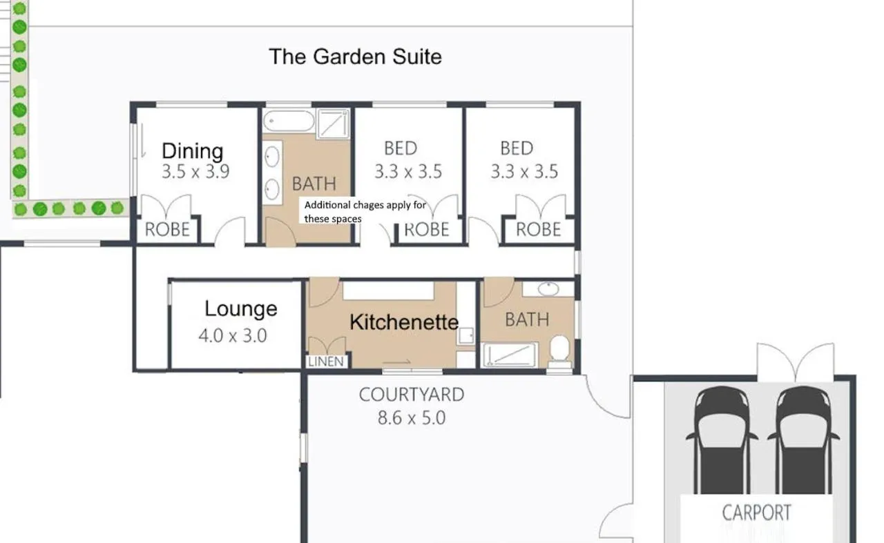 Floor plan in Noosa Buoys