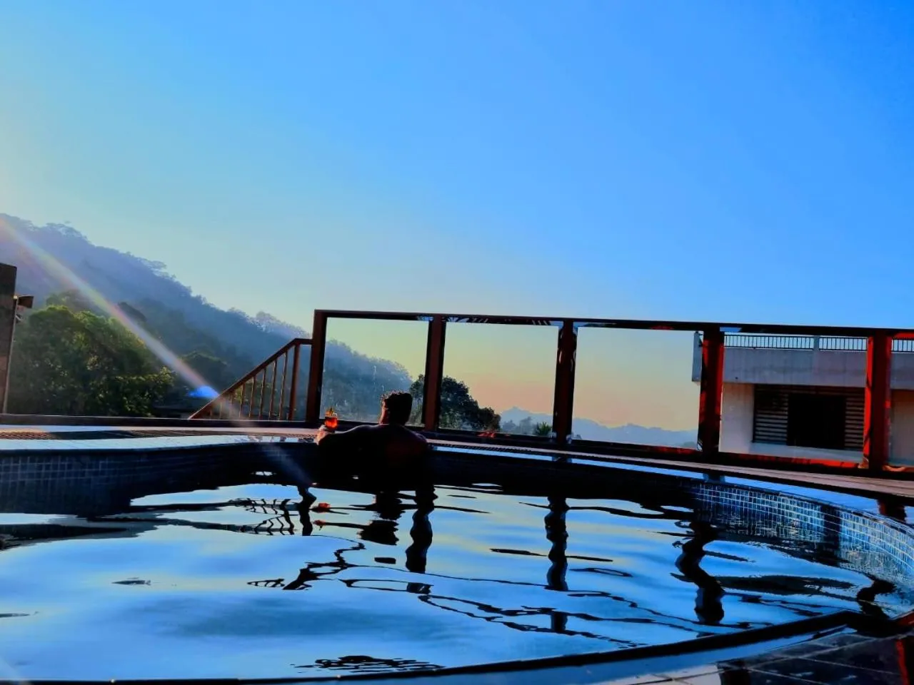 Pool view in Manthra Leisure