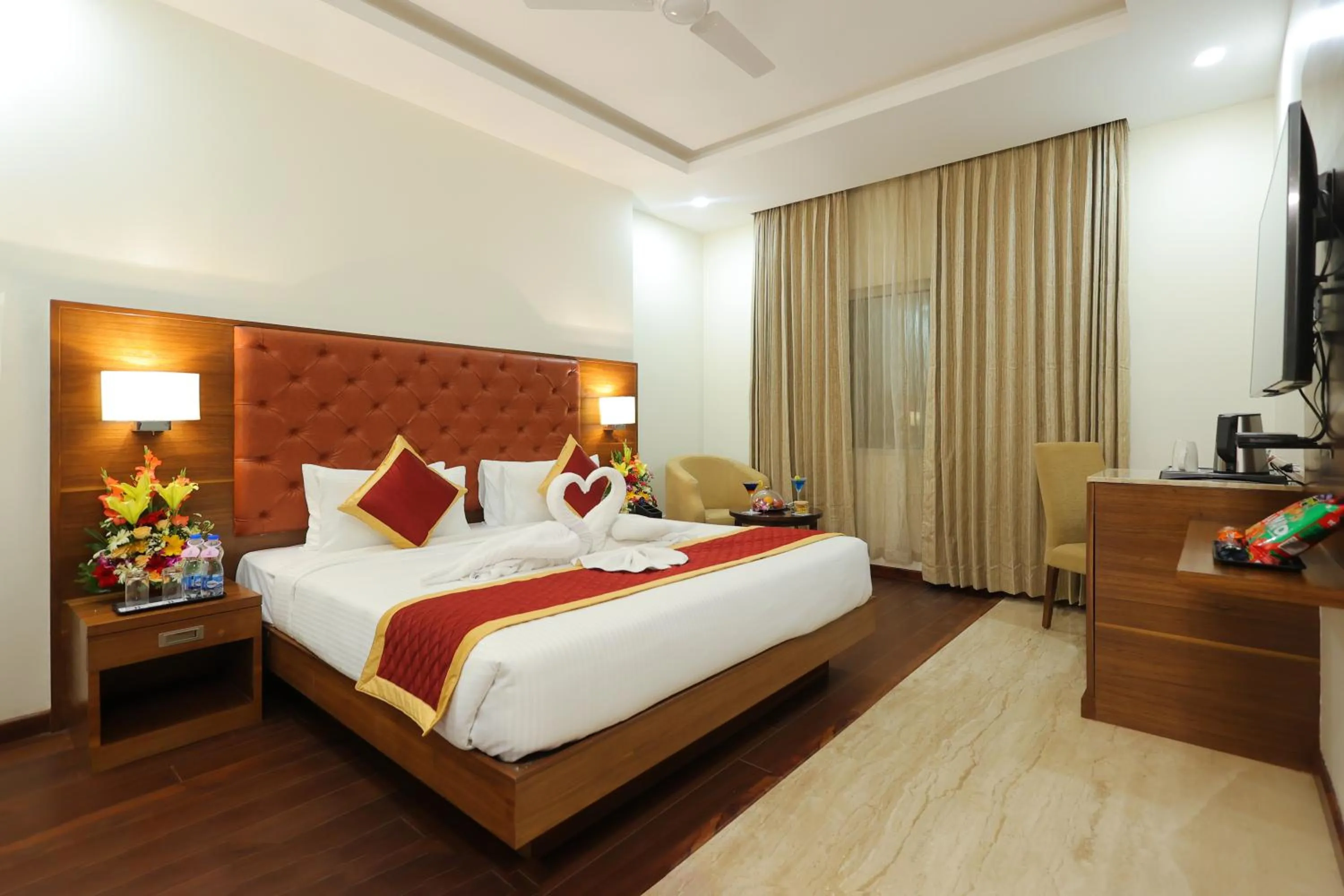 Bedroom, Bed in Icon Grand Hotel By Bhagini
