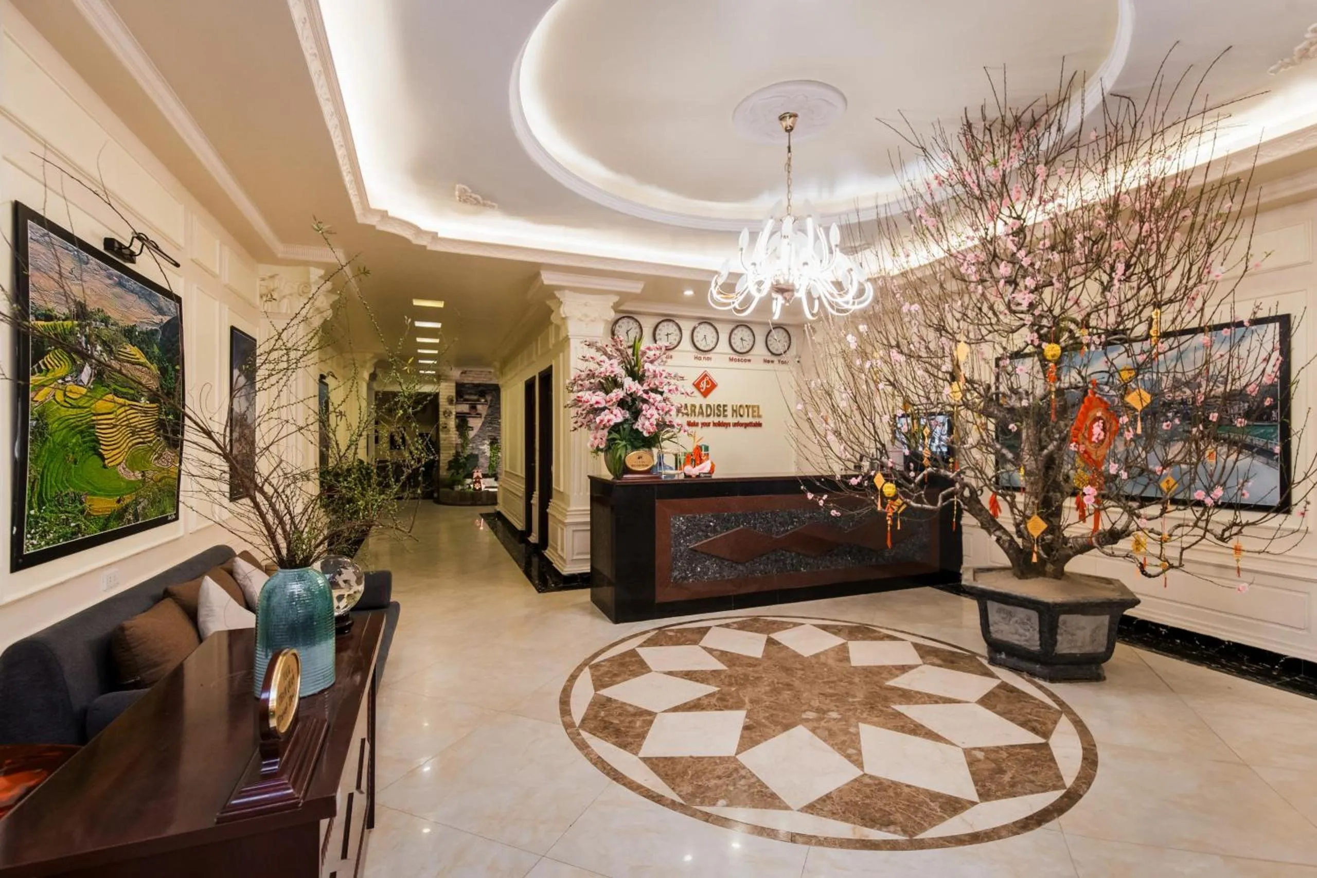 Lobby or reception in Sapa Paradise Hotel