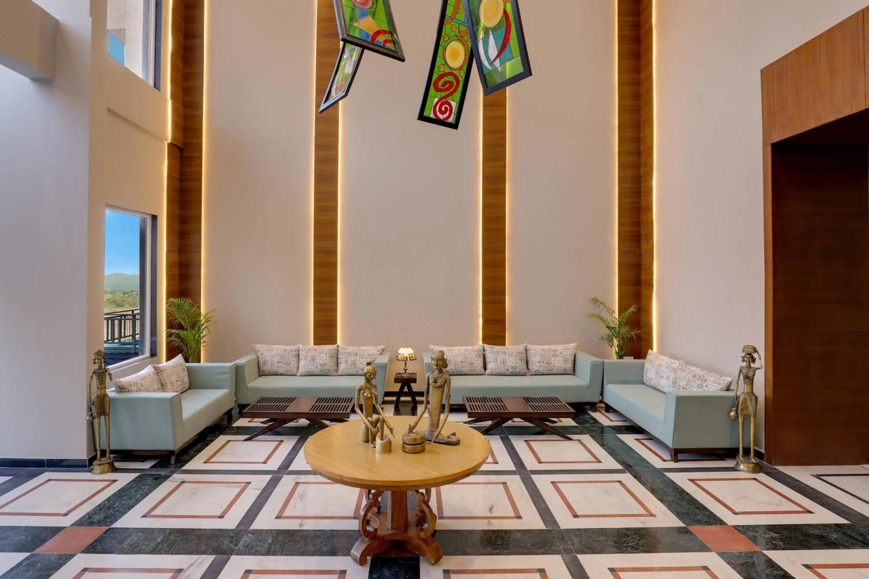 Lobby or reception in Lemon Tree Resort, Kumbhalgarh