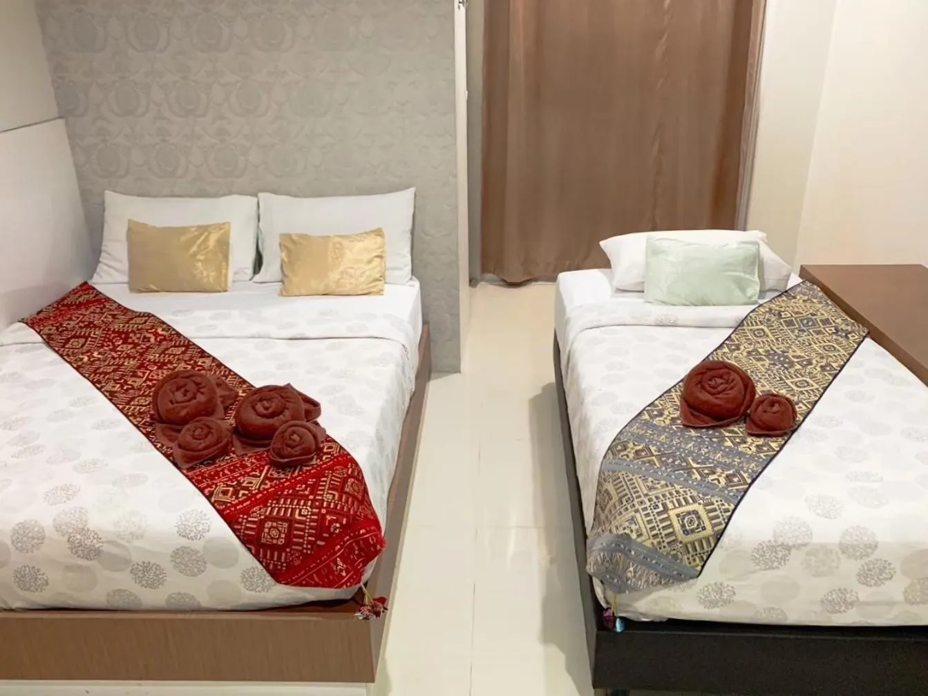 Bed in The Infinity Suite Chiangrai