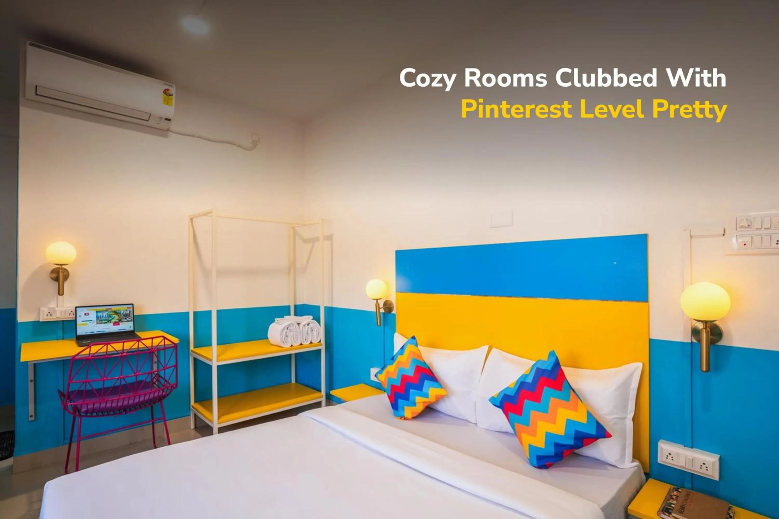 Bed in goSTOPS Bengaluru HSR, Silk Board