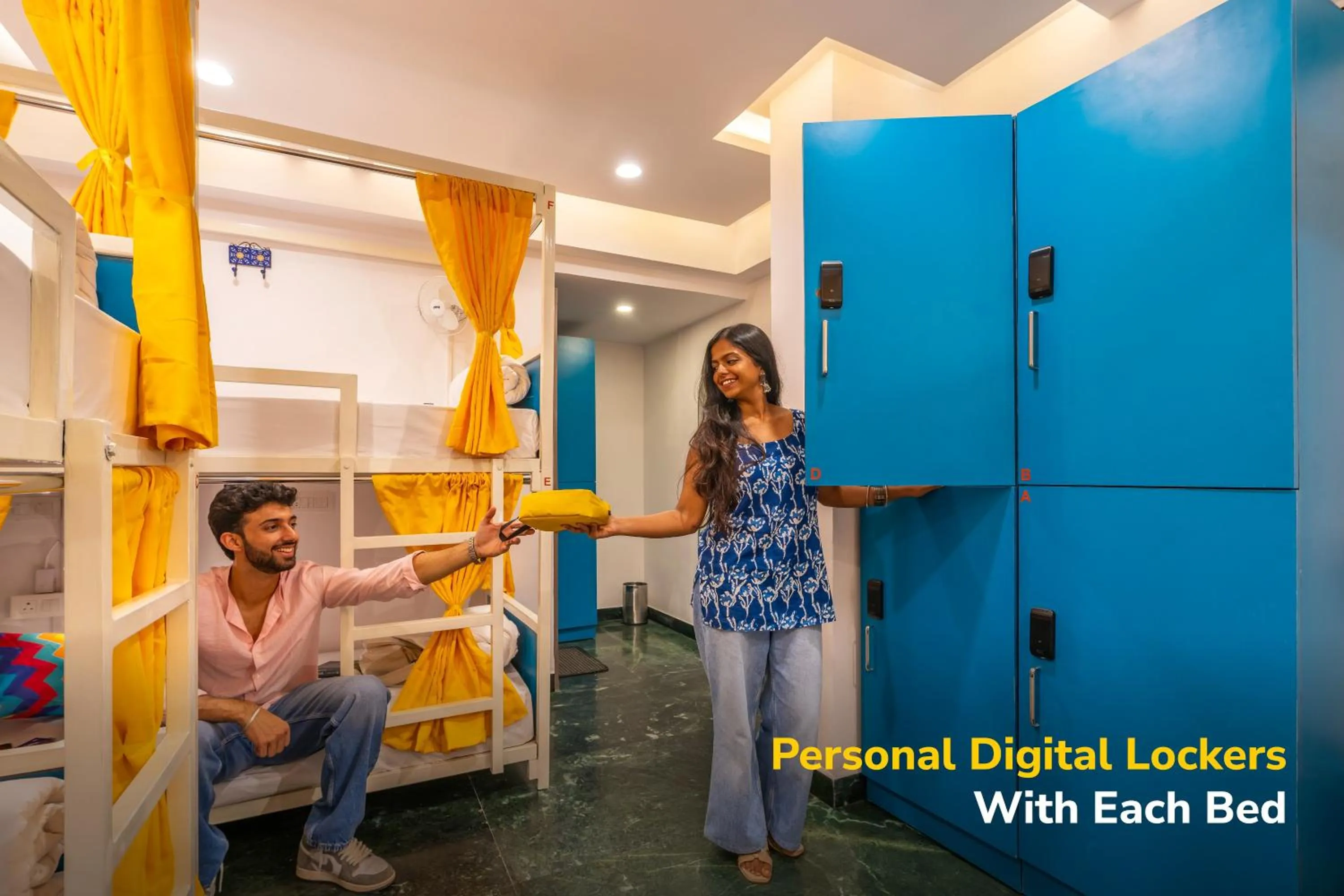 Bed in goSTOPS Bengaluru HSR, Silk Board