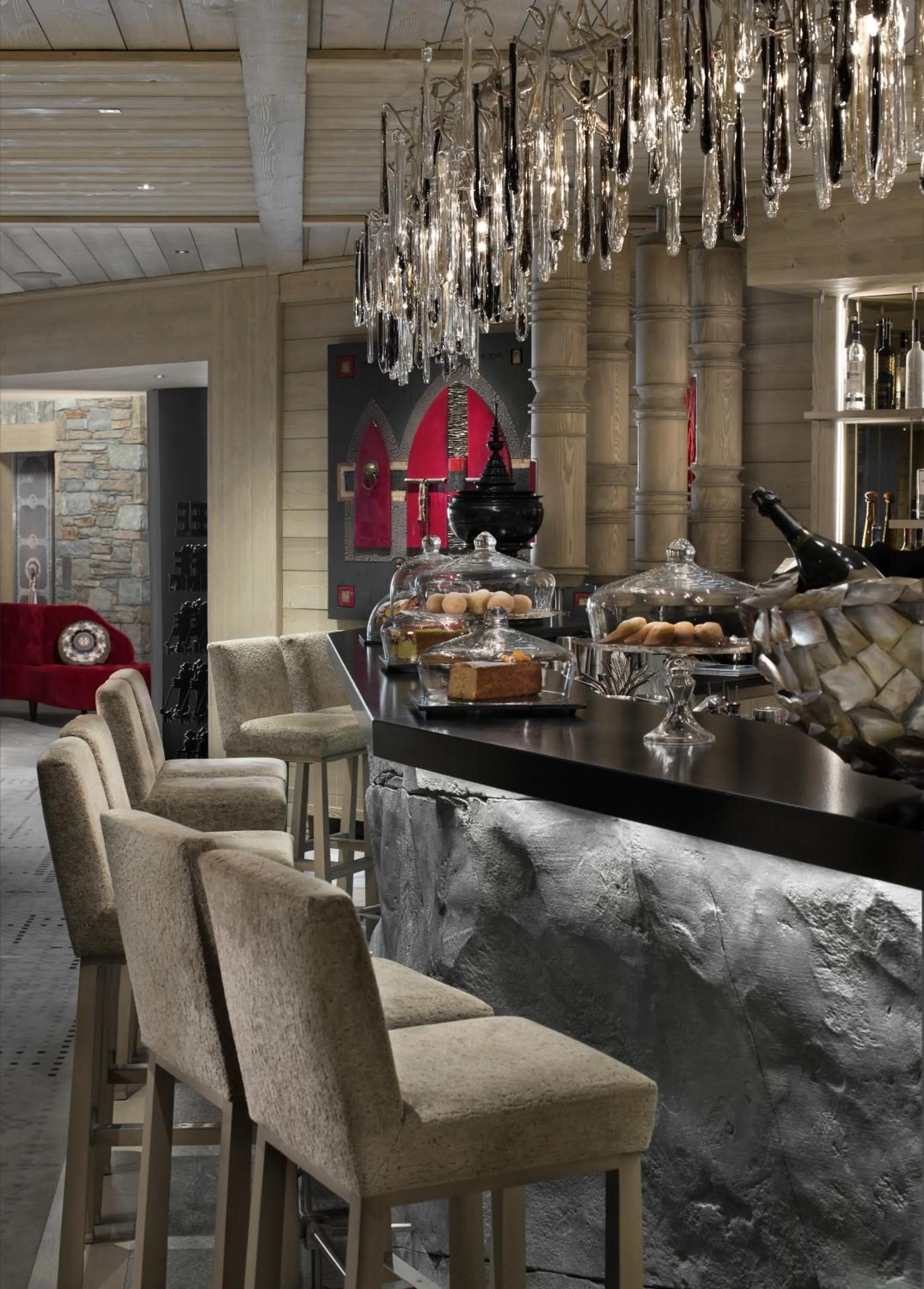 Lounge or bar in Hotel Le K2 Altitude