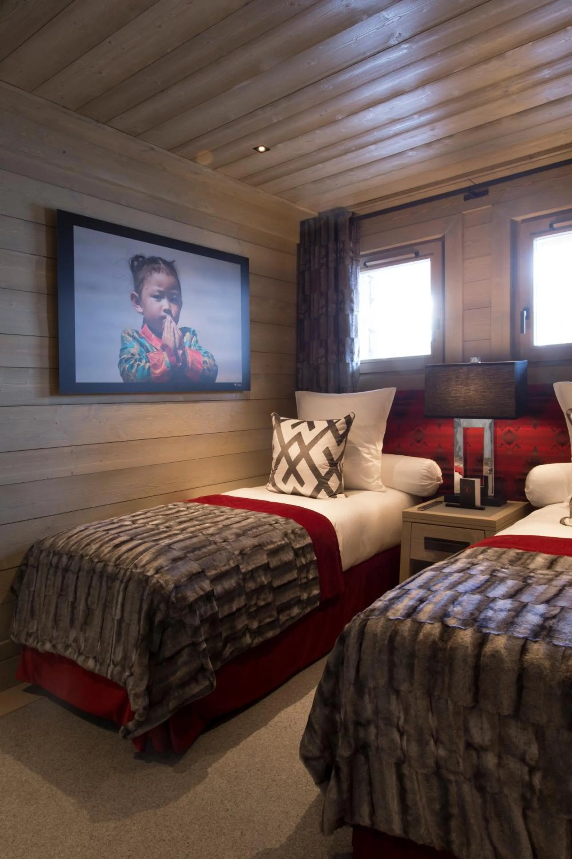 Bed in Hotel Le K2 Altitude