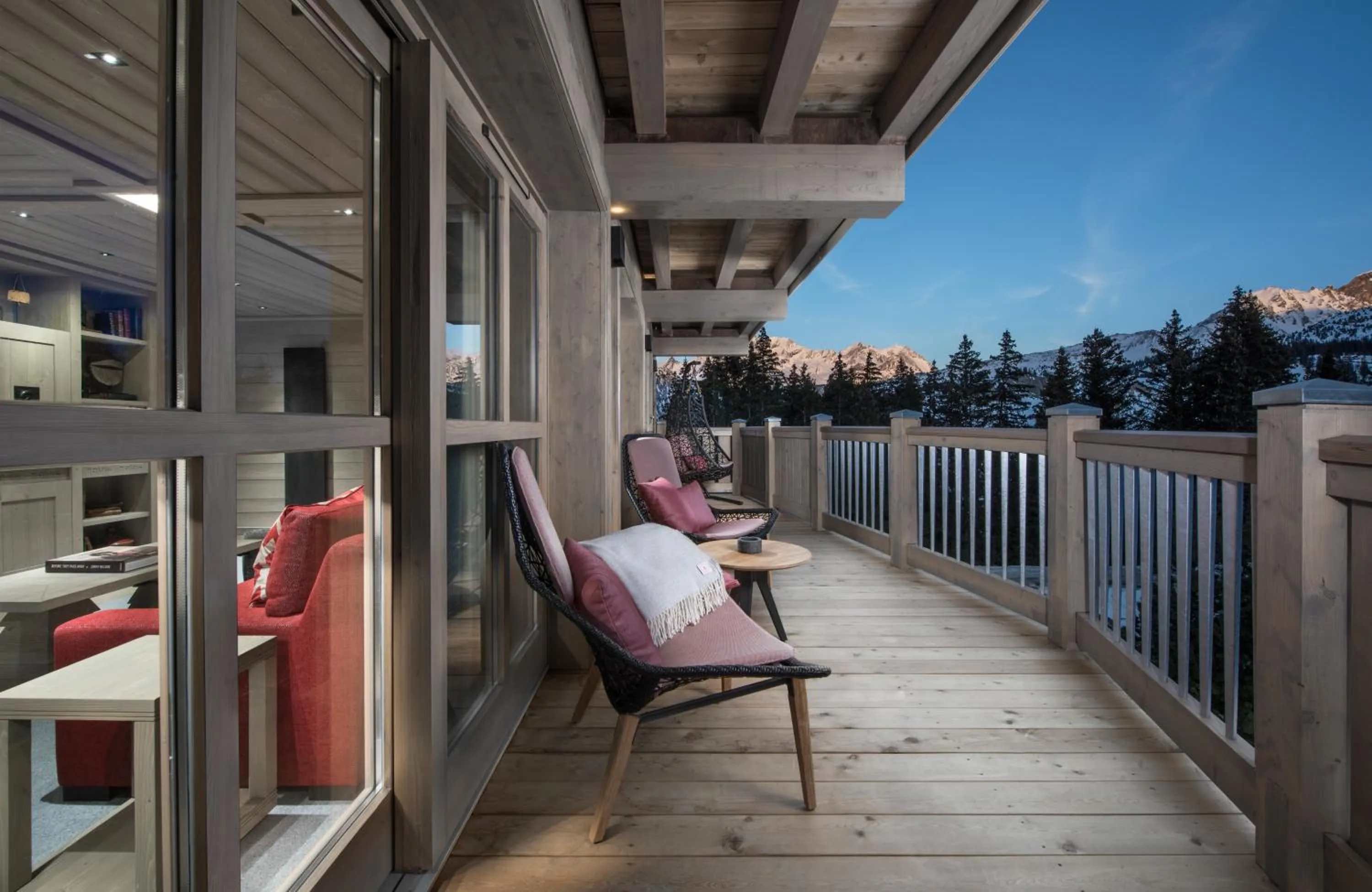 Balcony/Terrace in Hotel Le K2 Altitude