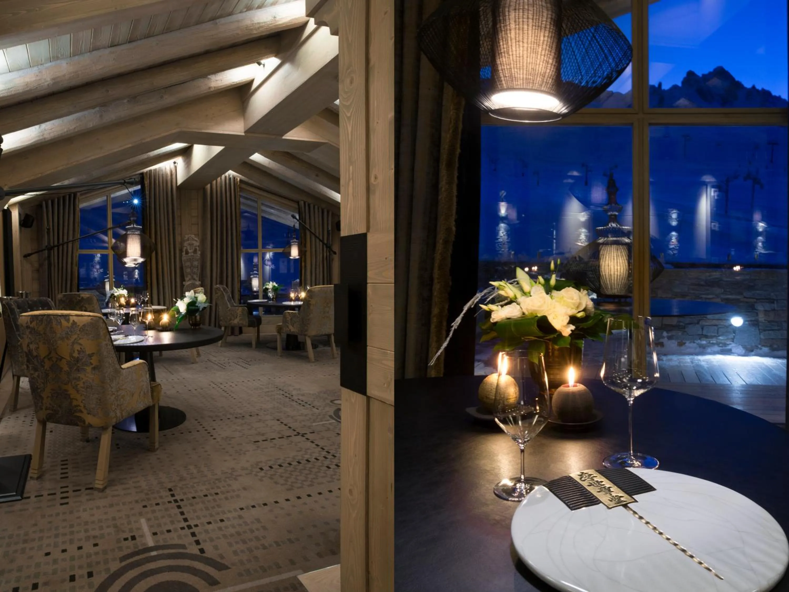 Restaurant/places to eat in Hotel Le K2 Altitude