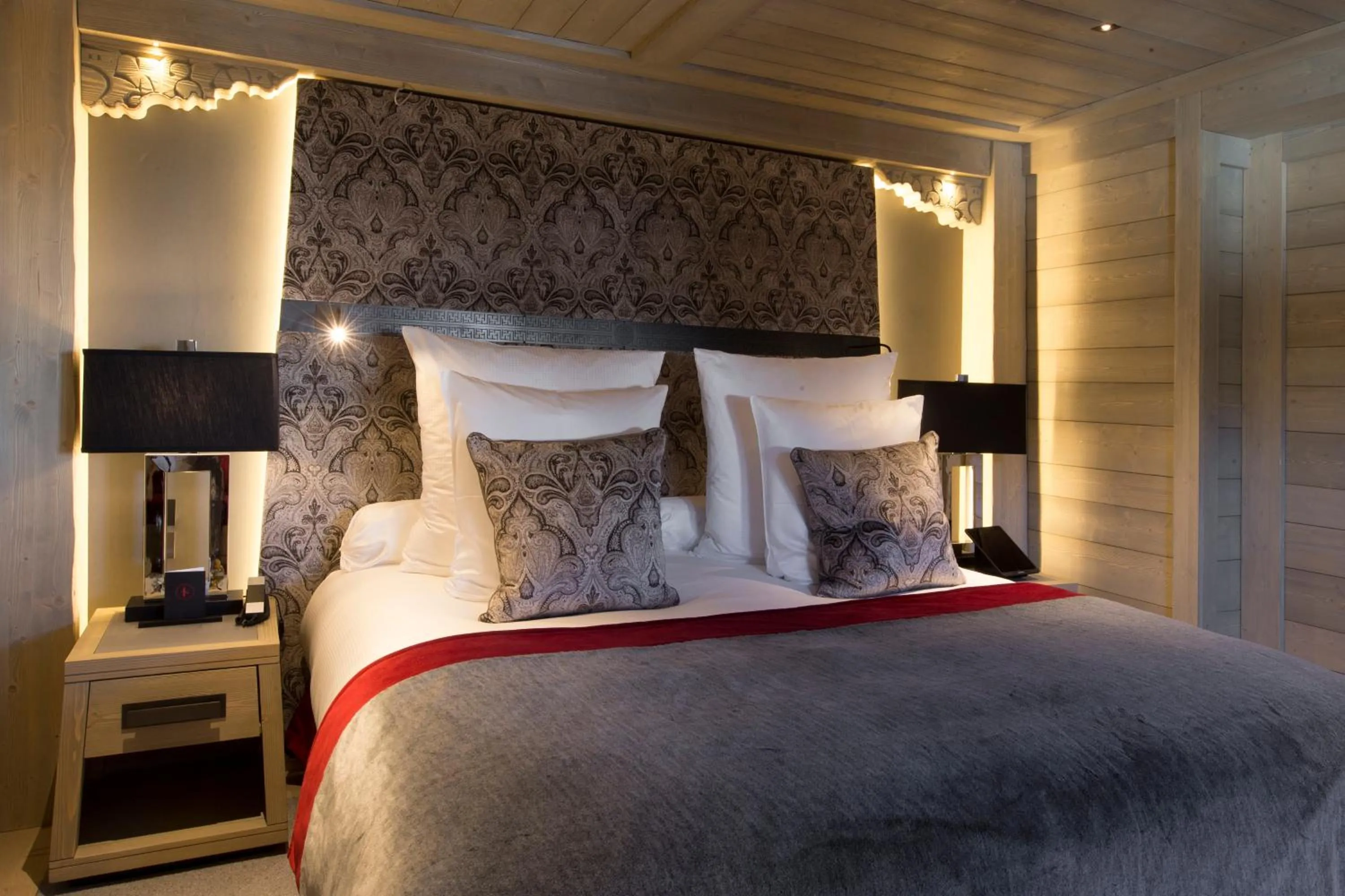 Bed in Hotel Le K2 Altitude