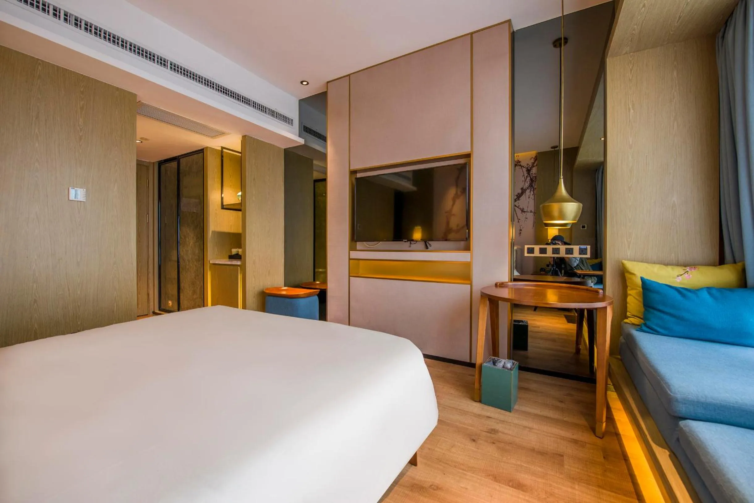 Bed in Atour S Hotel Guangzhou Beijing Road Tianzi Wharf