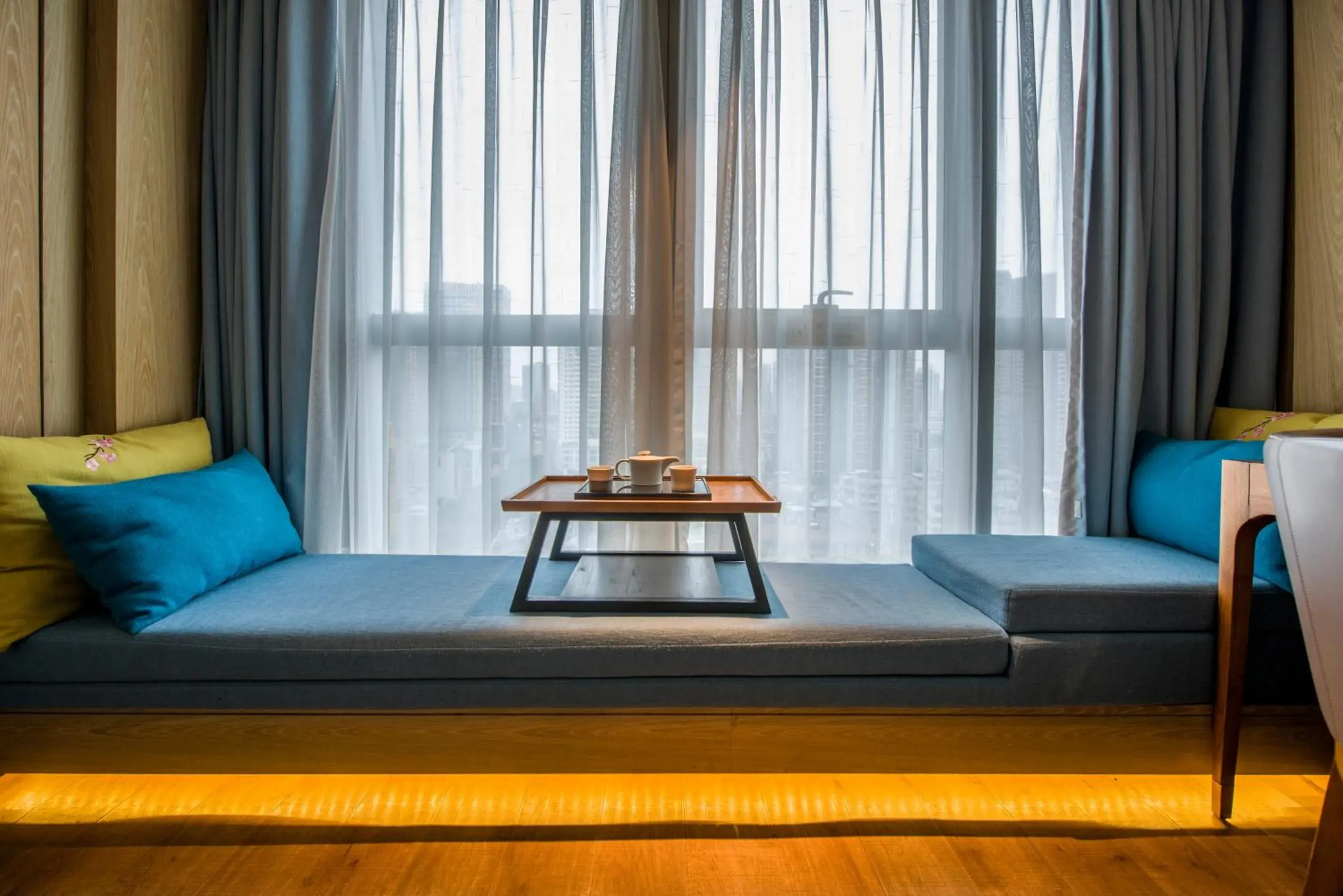 Bed in Atour S Hotel Guangzhou Beijing Road Tianzi Wharf Bed in Atour S Hotel Guangzhou Beijing Road Tianzi Wharf