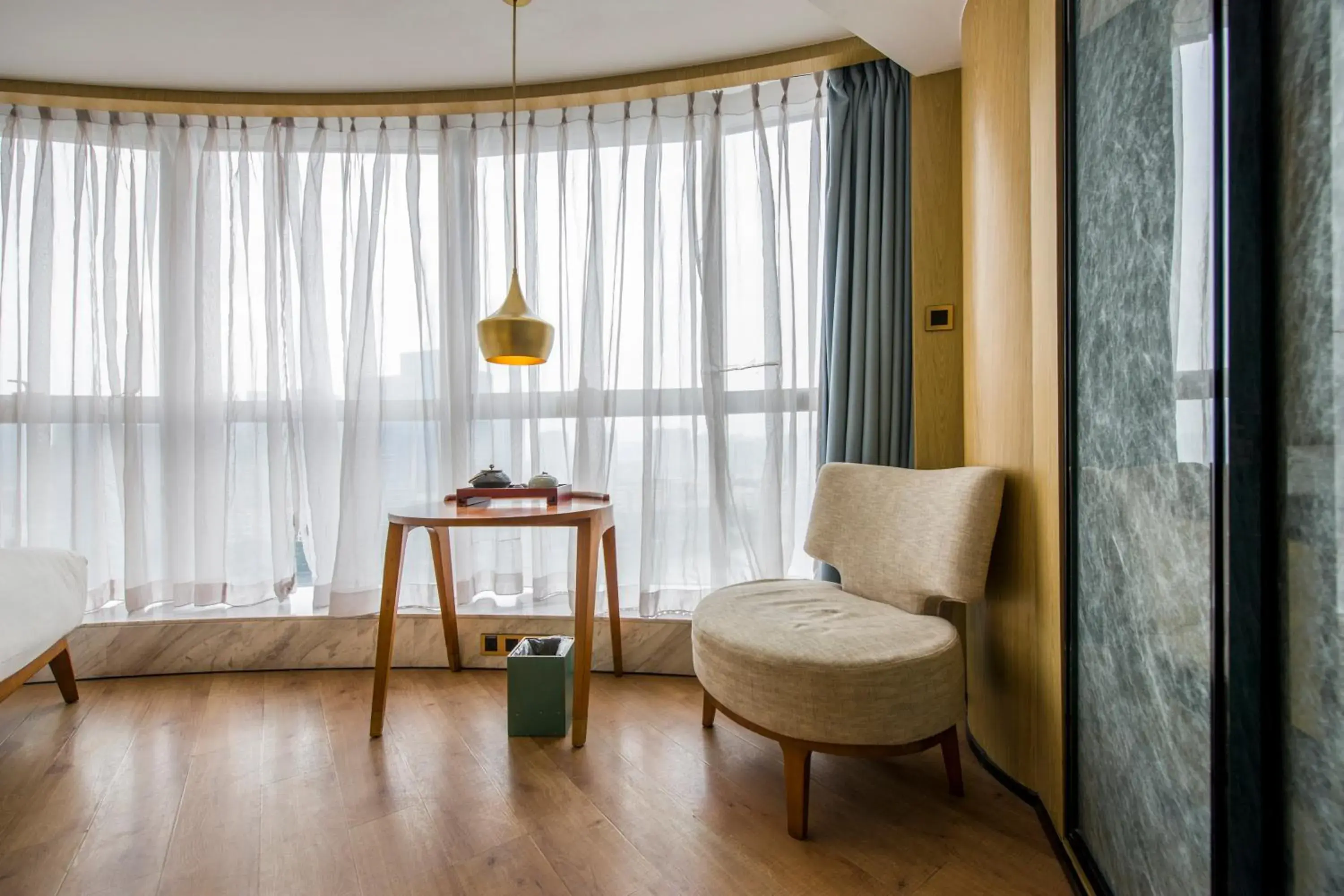 Bed in Atour S Hotel Guangzhou Beijing Road Tianzi Wharf Bed in Atour S Hotel Guangzhou Beijing Road Tianzi Wharf