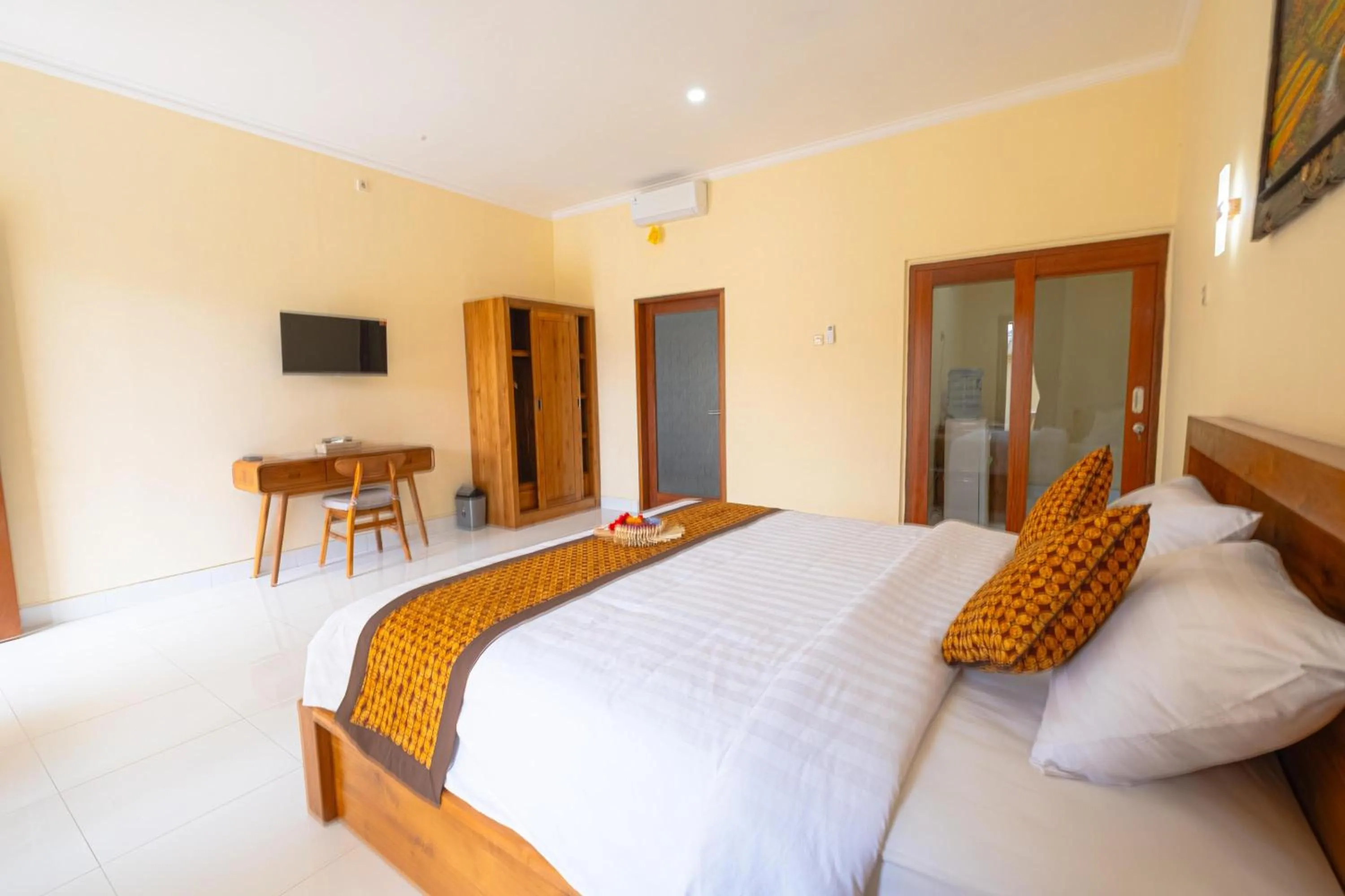 Bed in Sriwedari House Keramas