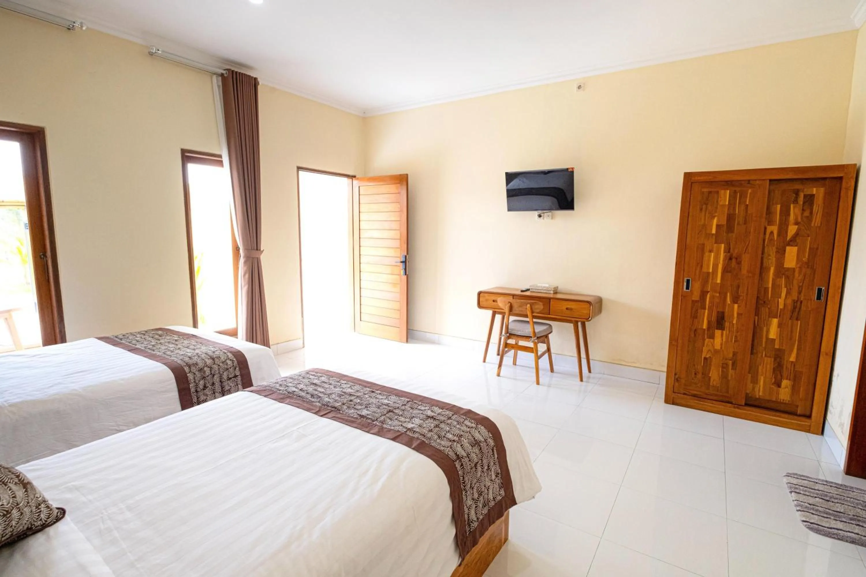 Bed in Sriwedari House Keramas