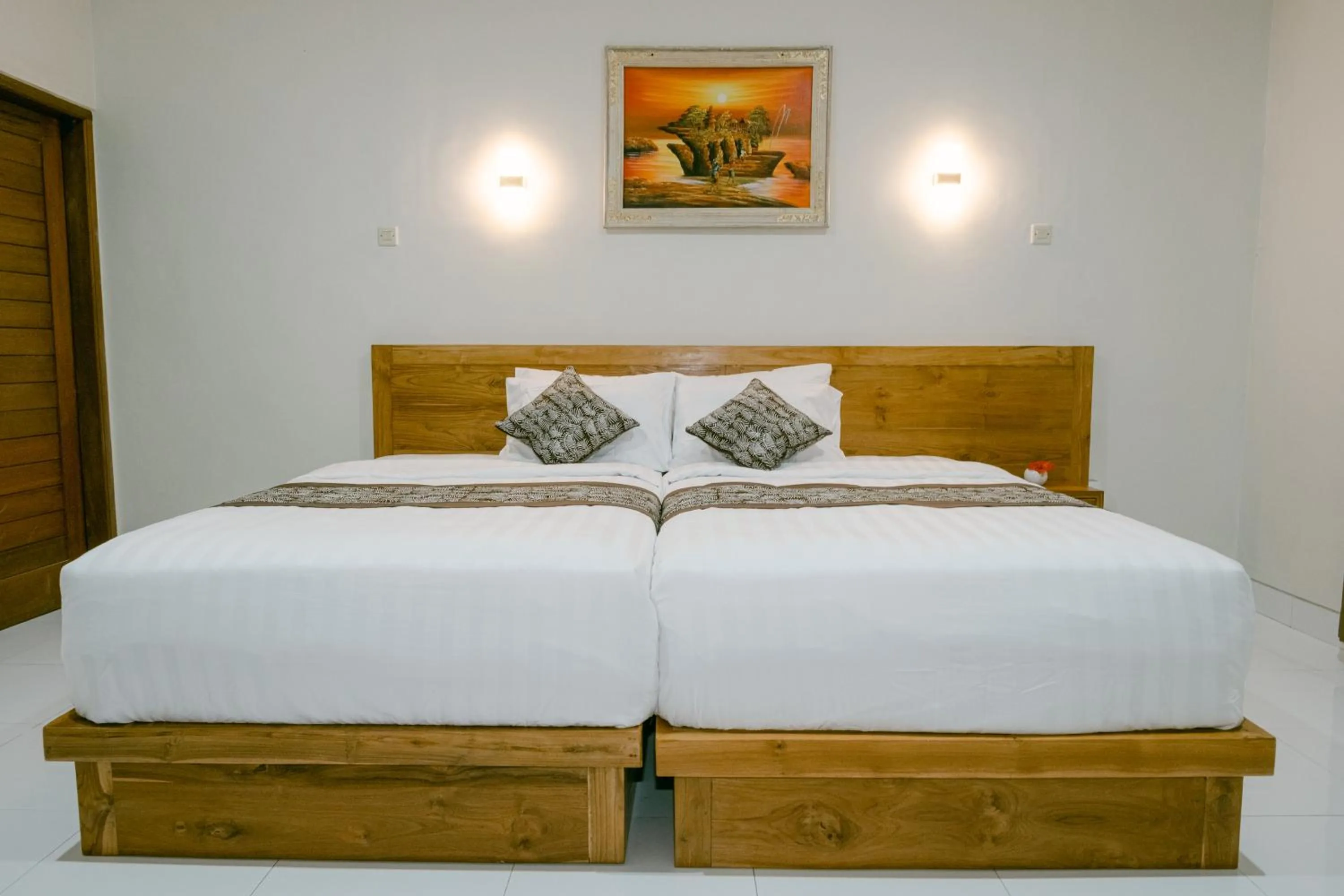 Bed in Sriwedari House Keramas