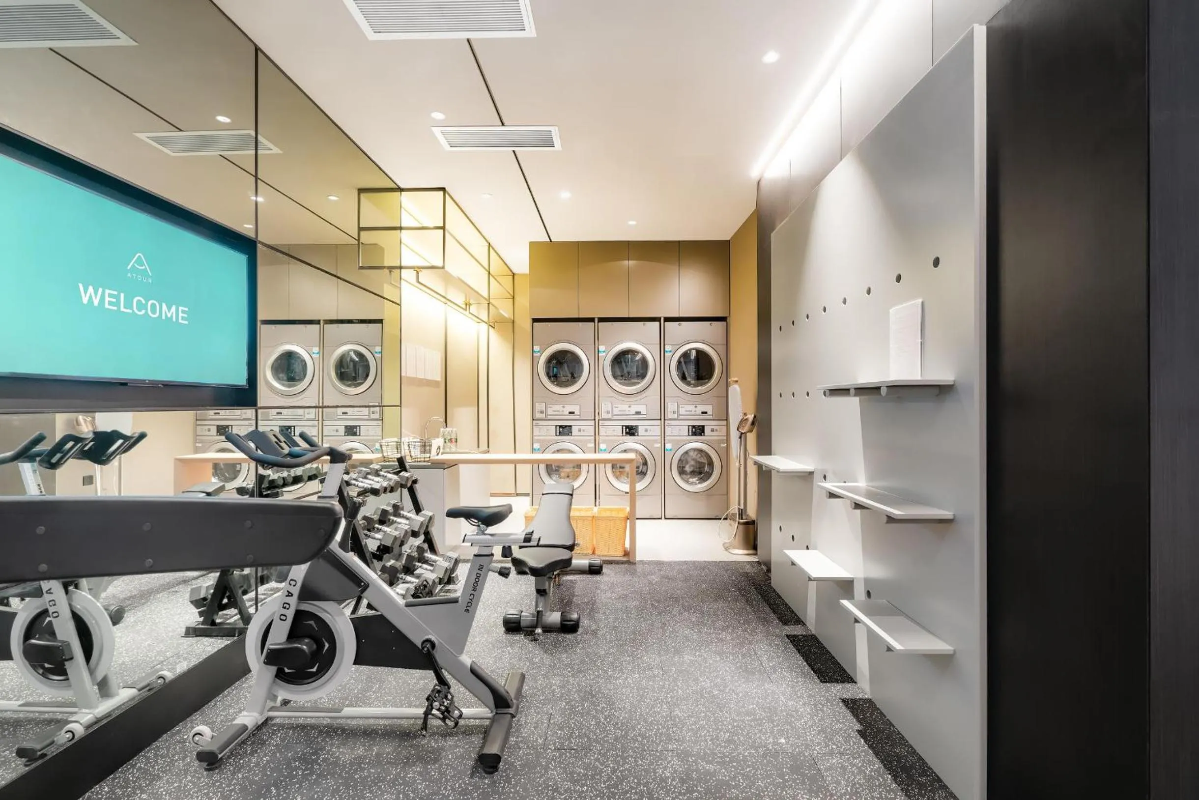 Fitness centre/facilities in Atour Hotel Jiuyanqiao Niwangmiao Metro Chengdu