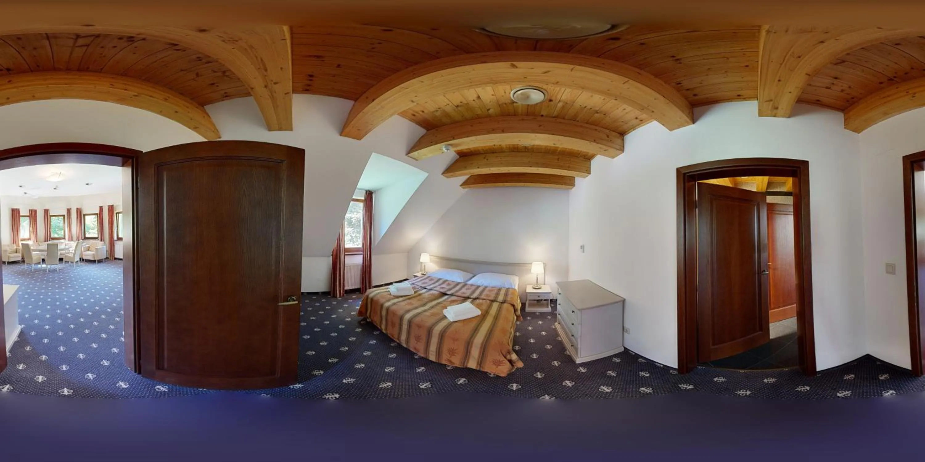 Bedroom in Hotel Hradna brana