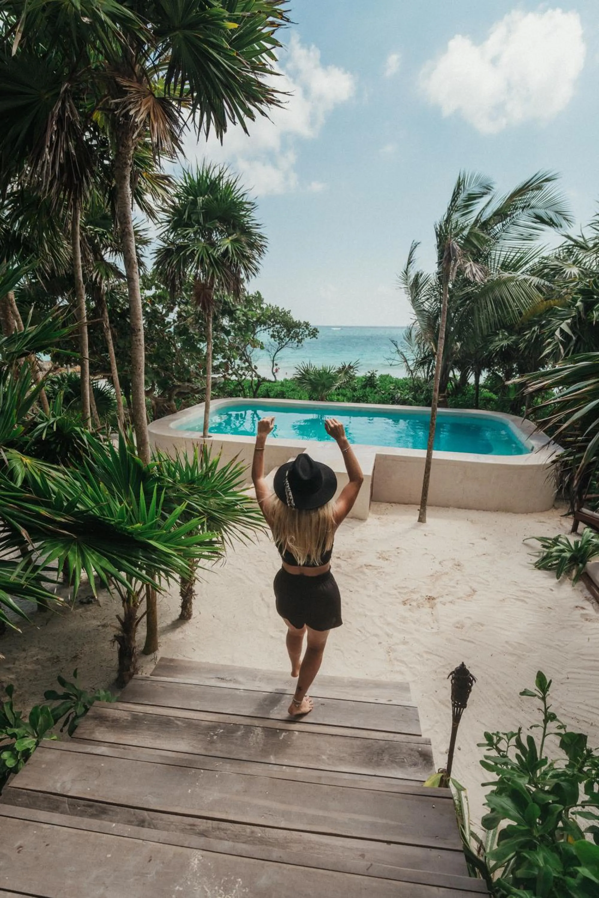 Sea view in Diamante K - Inside Tulum National Park
