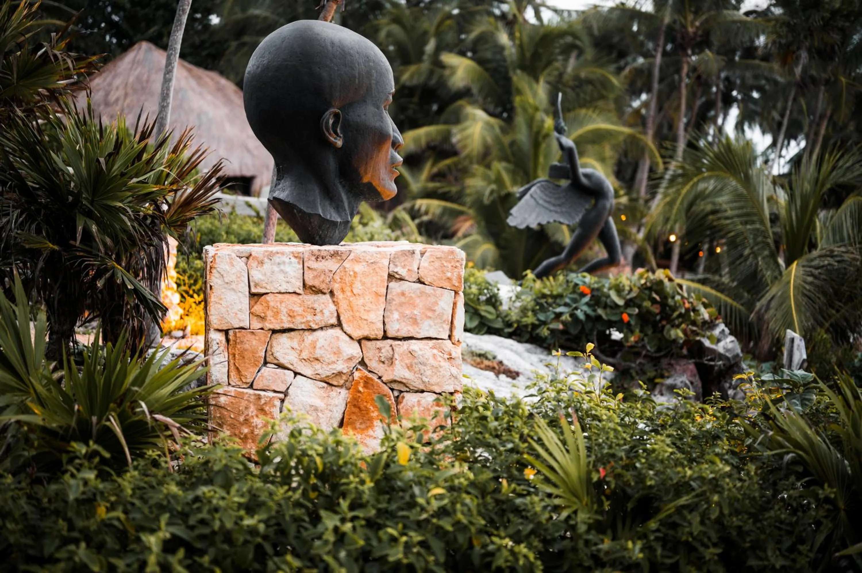 Garden in Diamante K - Inside Tulum National Park