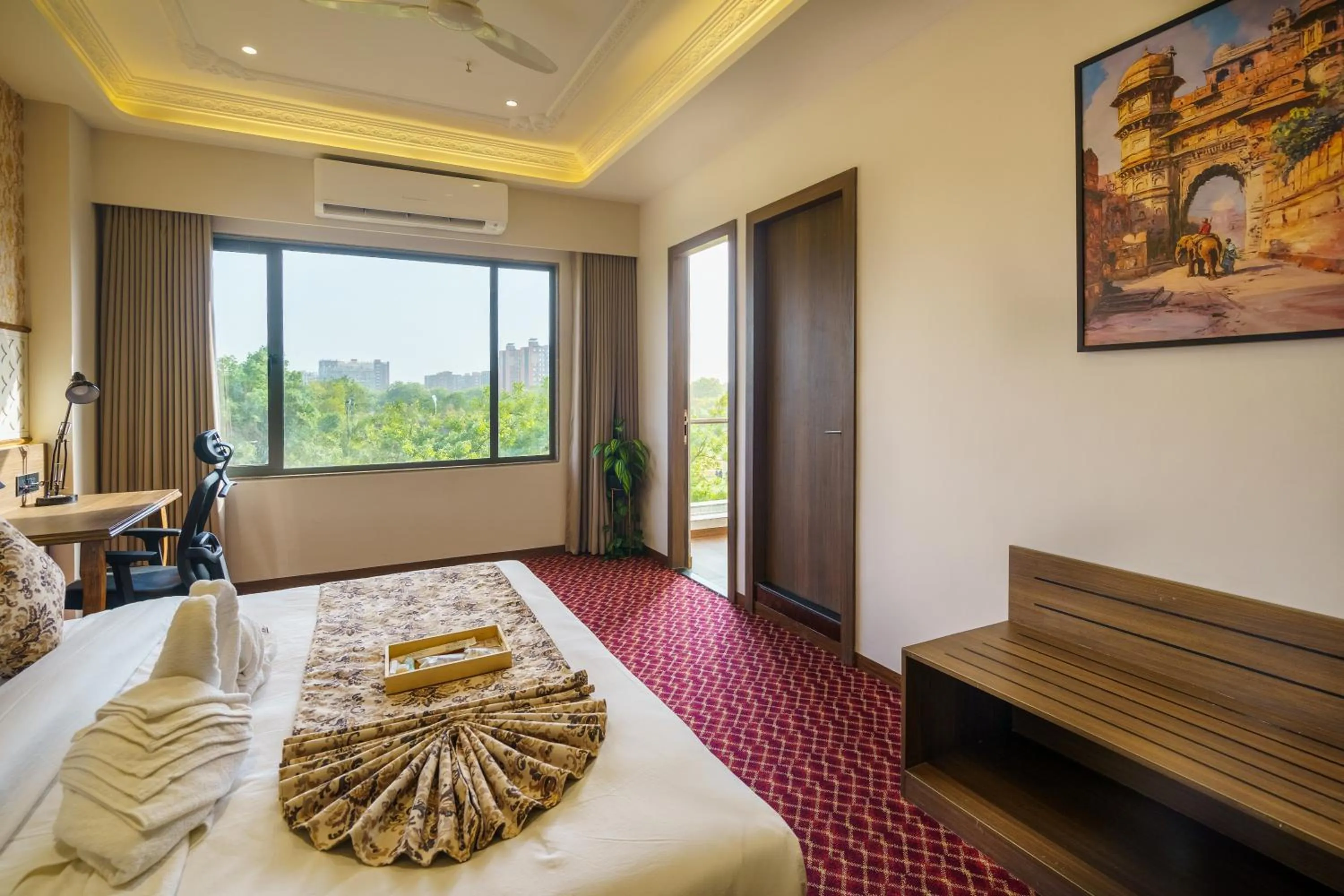 Bed in Hotel Mivaante