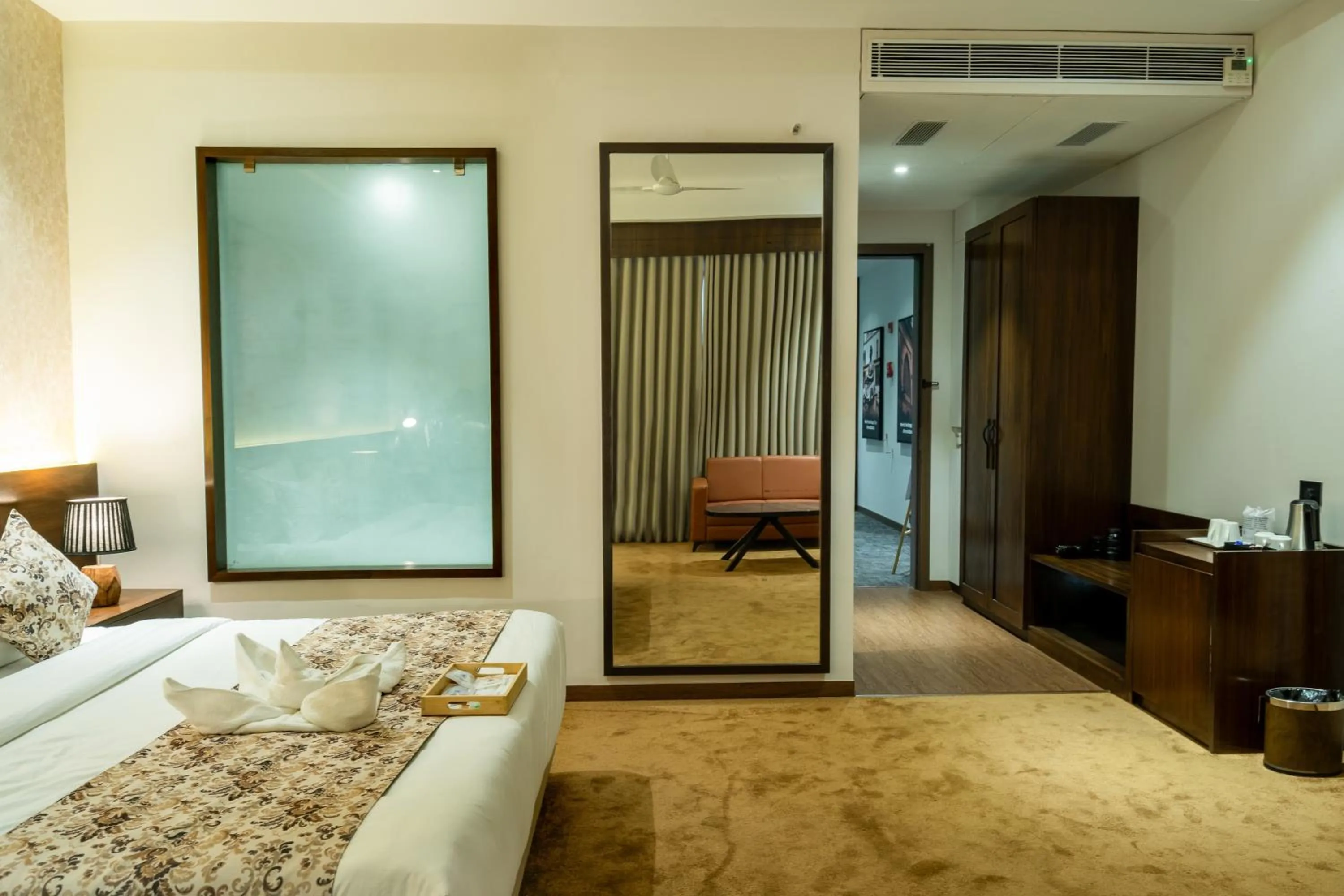 Bed in Hotel Mivaante