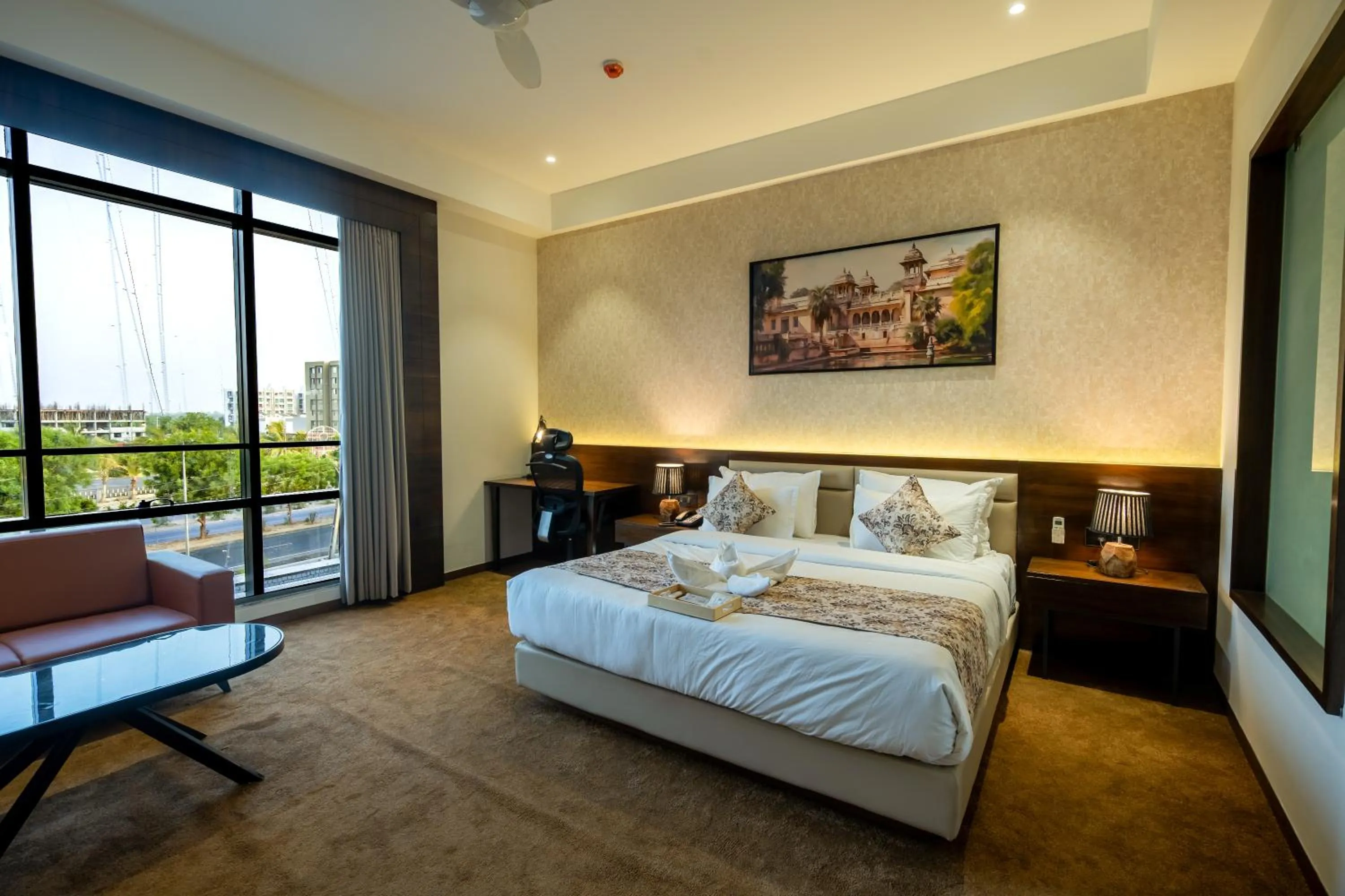 Bed in Hotel Mivaante