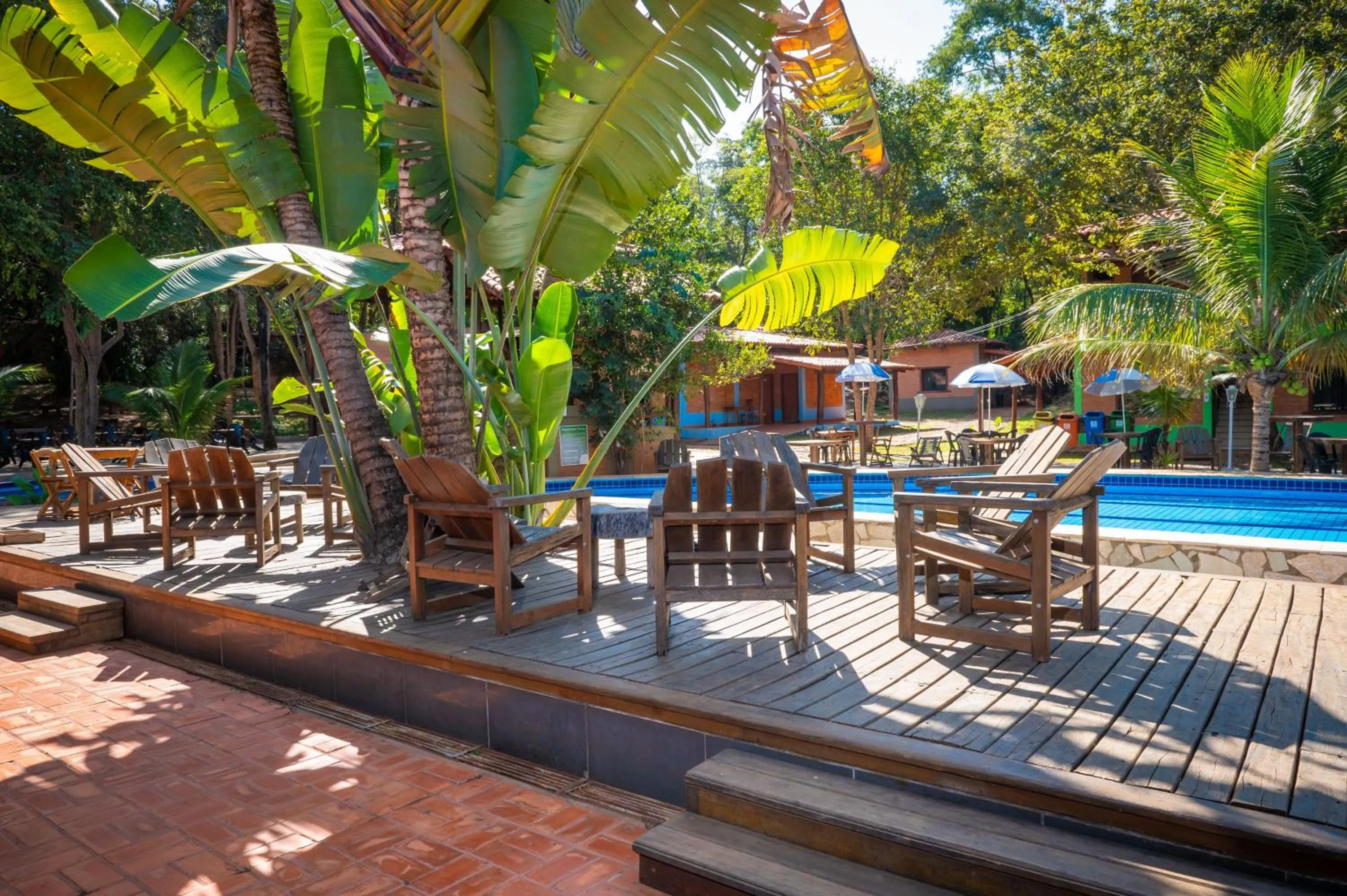 Patio in IPÊ Florido Parque Hotel