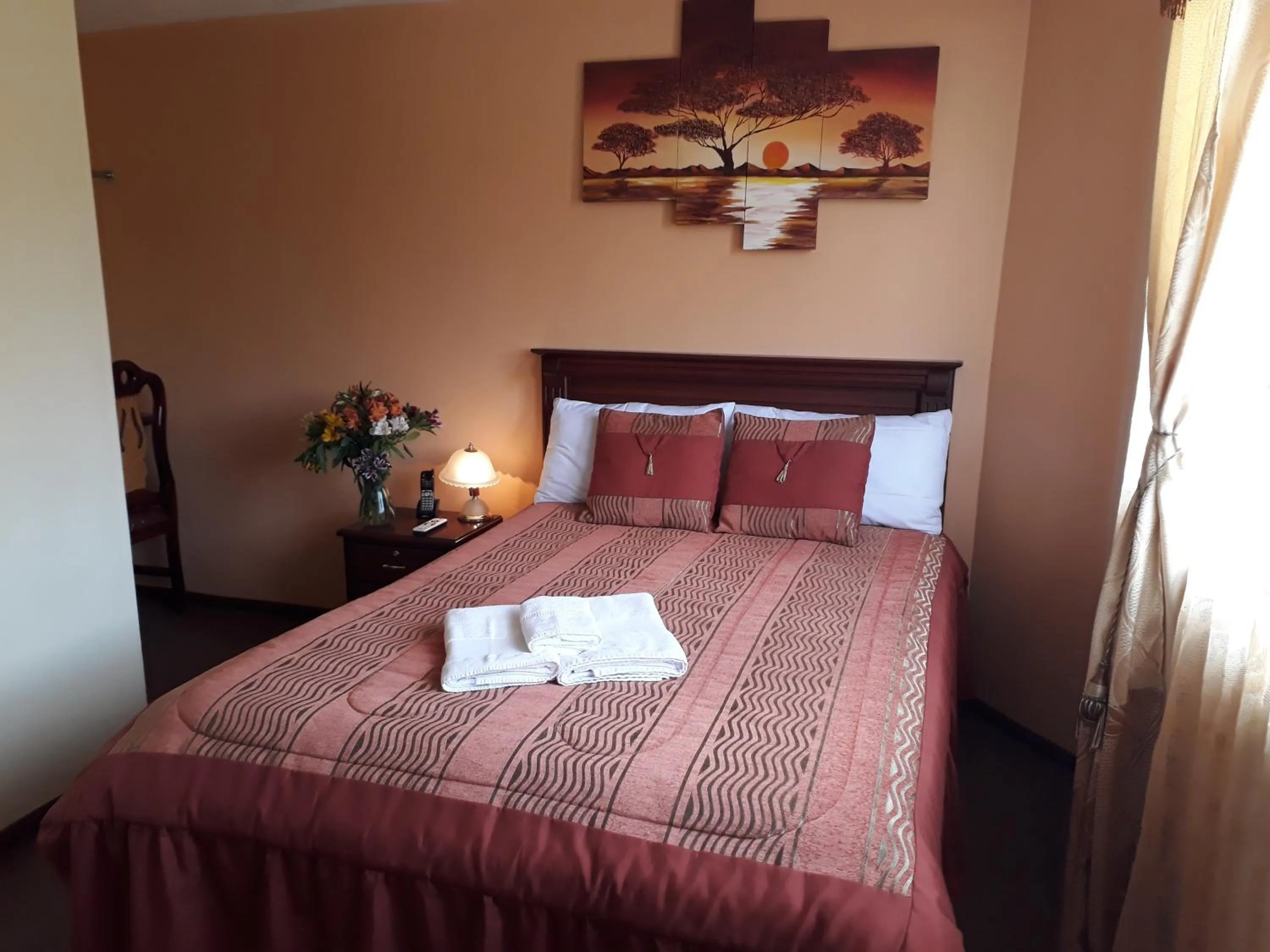 Decorative detail, Bed in Hotel Residencial El Viajero